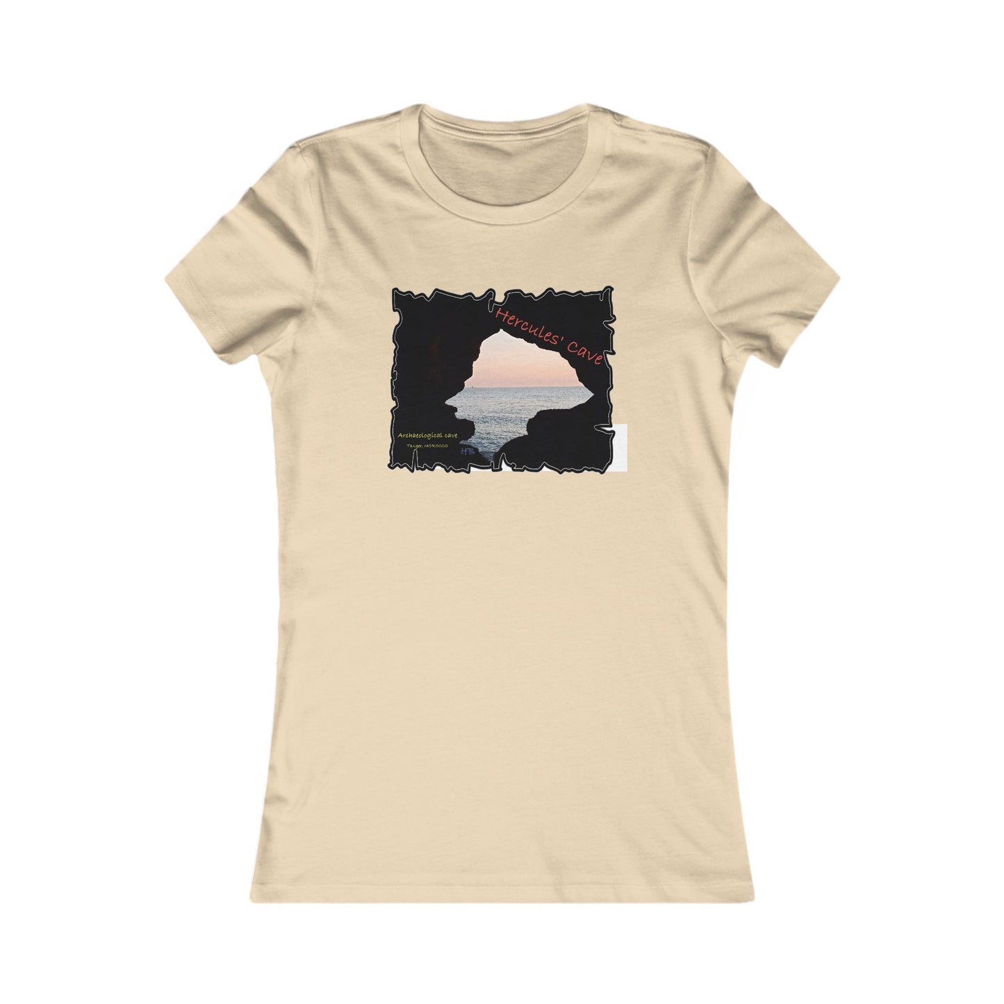 Tanger's Treasure Hercules' Cave Sunset (Women - Premium Cotton Tee)