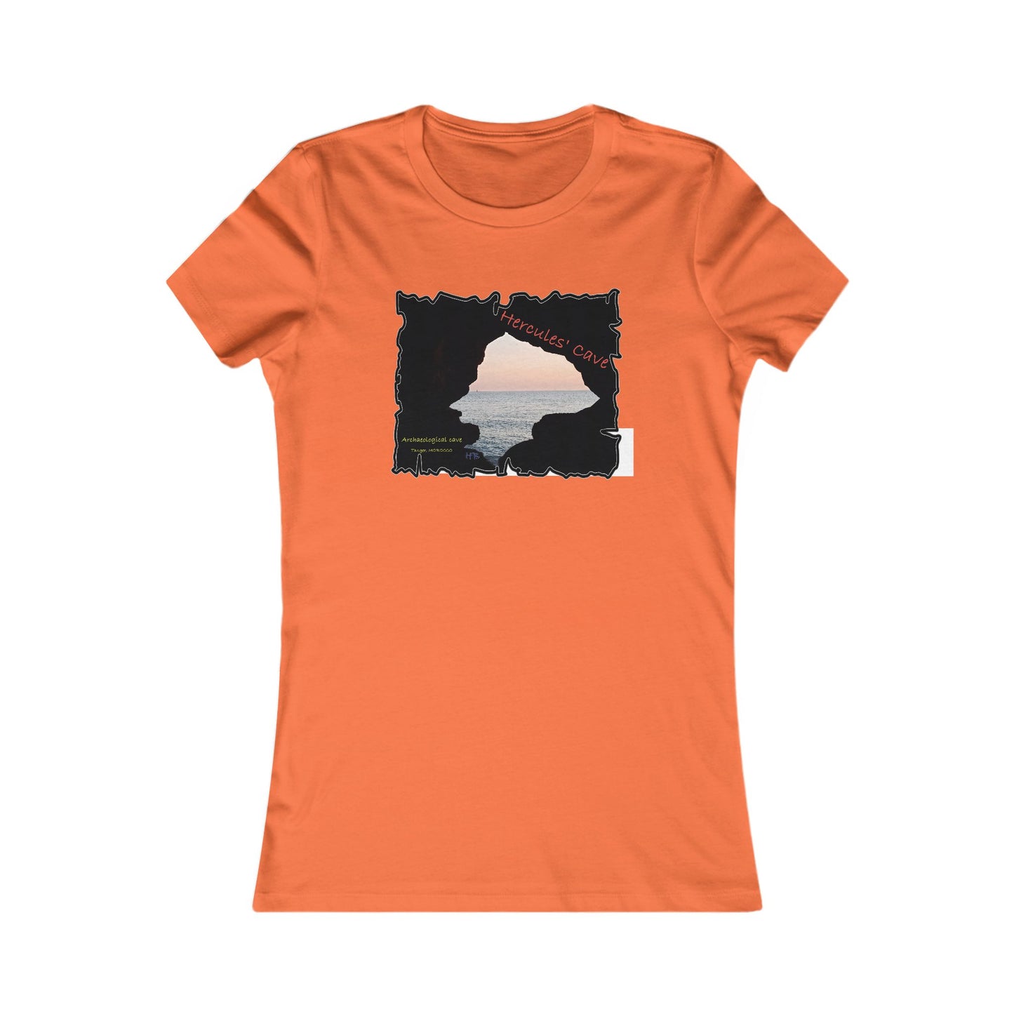 Tanger's Treasure Hercules' Cave Sunset (Women - Premium Cotton Tee)