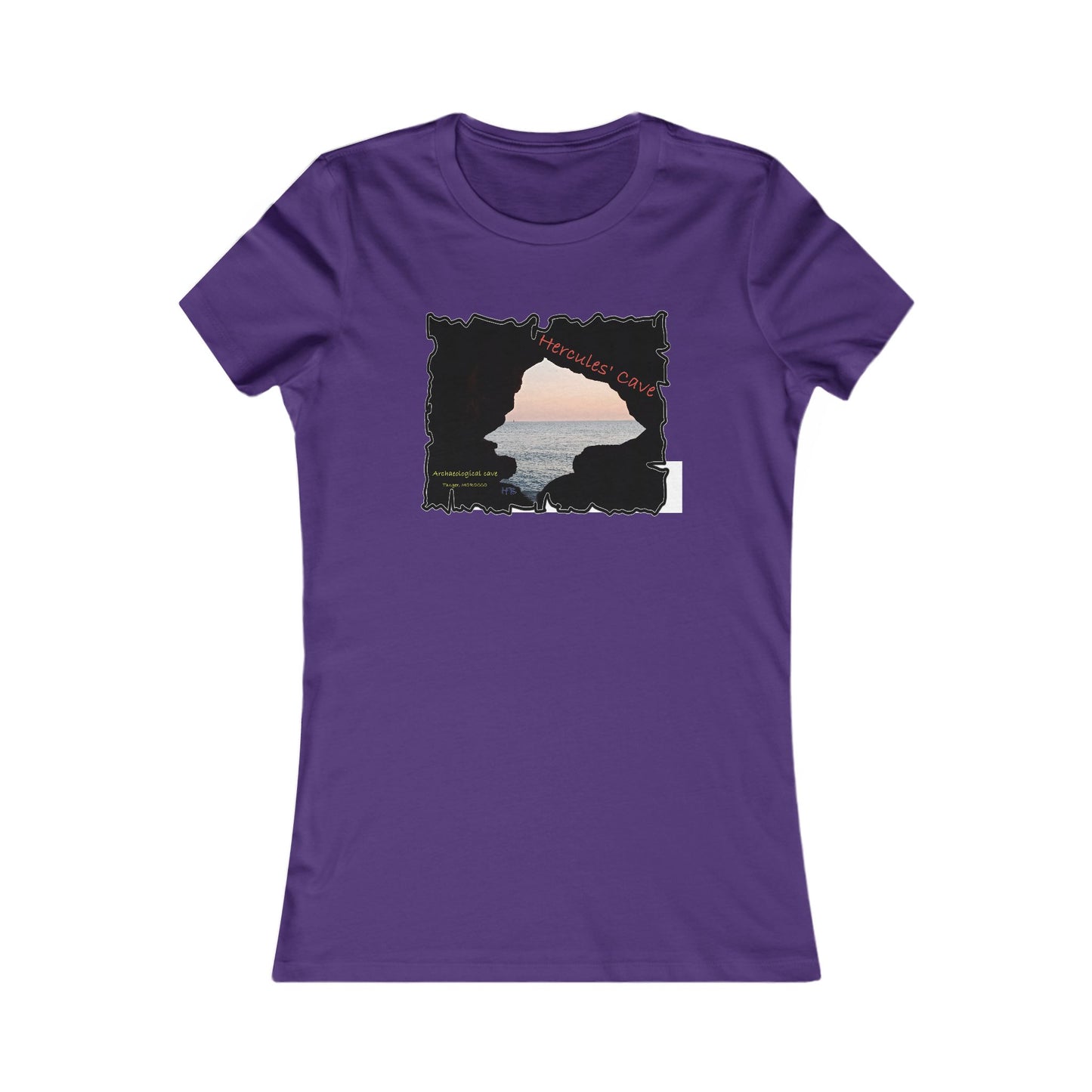 Tanger's Treasure Hercules' Cave Sunset (Women - Premium Cotton Tee)