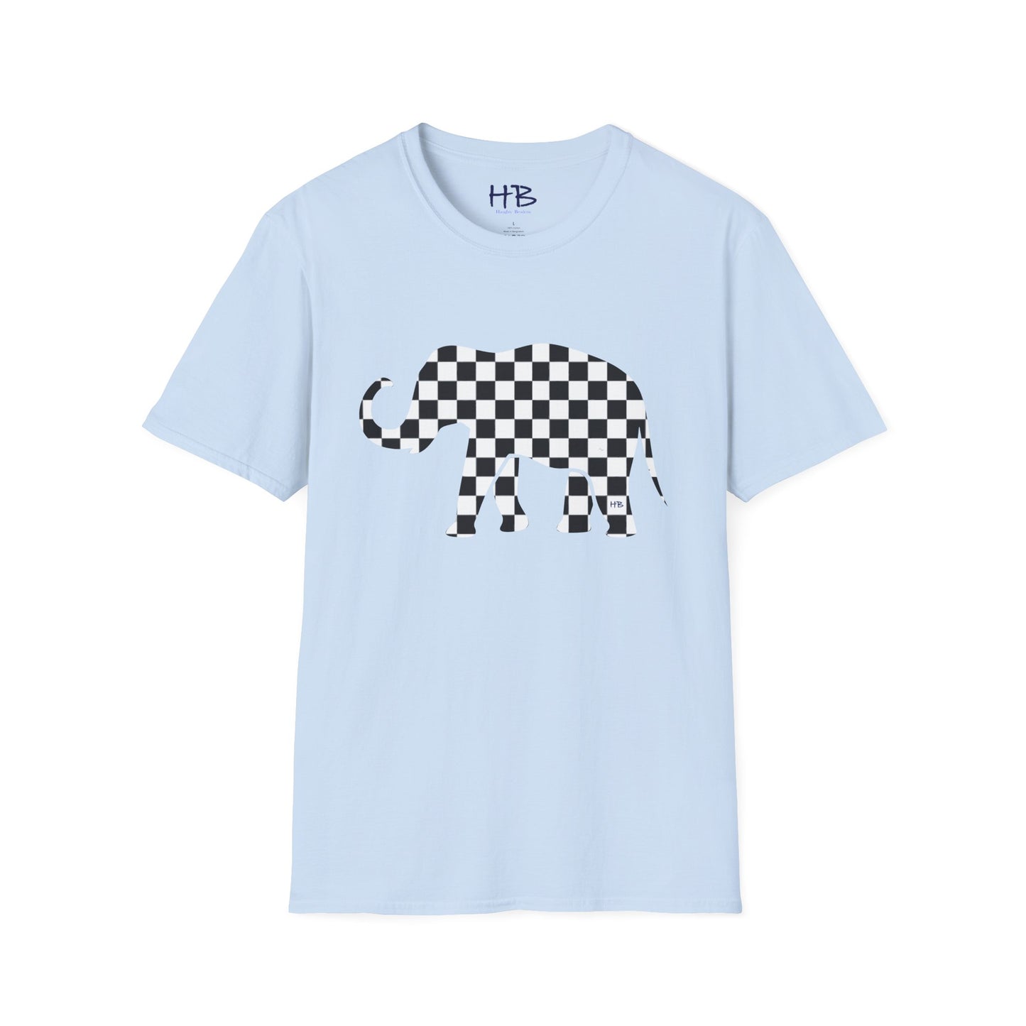 Sophistication Redefined: Unleash Your Style with the Elephant-Inspired Checkered one