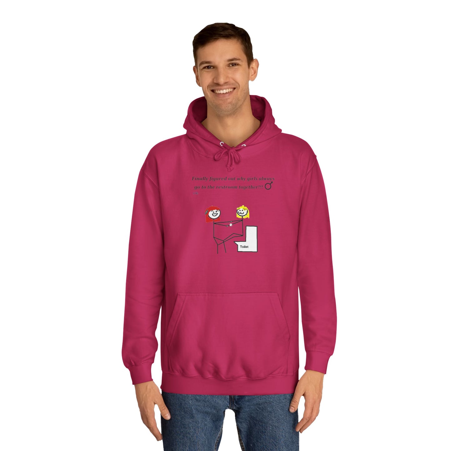 Get Yours Now -- Humorous Restroom Companions Revelations (Hoodie - Cozy and Durable)