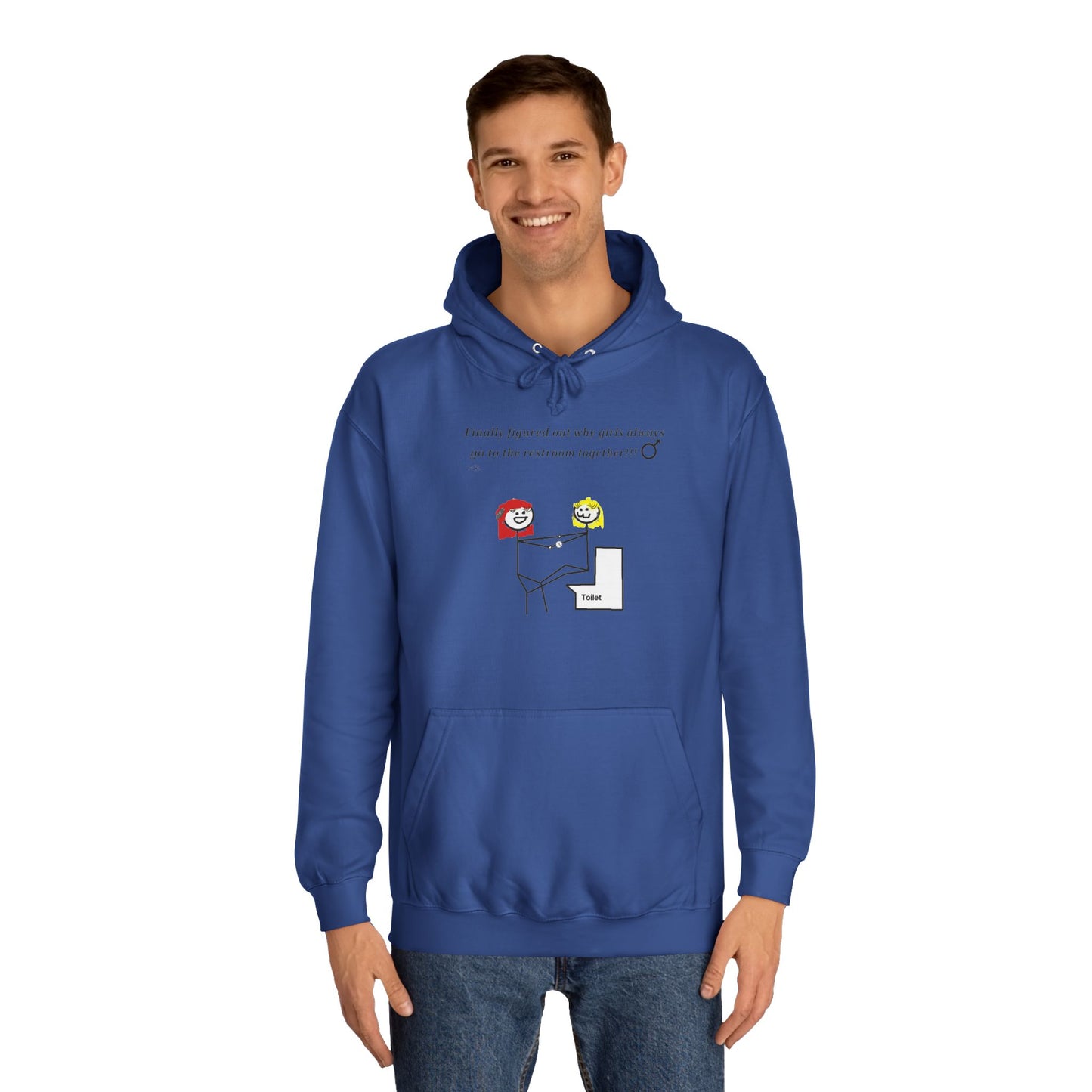 Get Yours Now -- Humorous Restroom Companions Revelations (Hoodie - Cozy and Durable)
