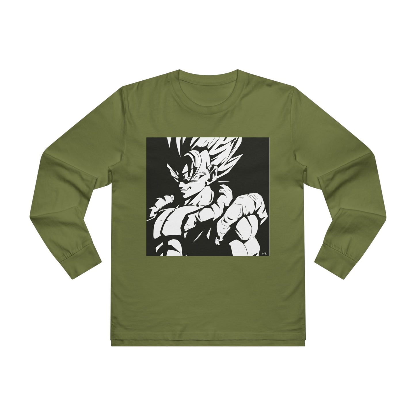 Get Yours Now -- Japanese Superhero anime in black and white (Men's Base Longsleeve Tee - All-Season Wear)