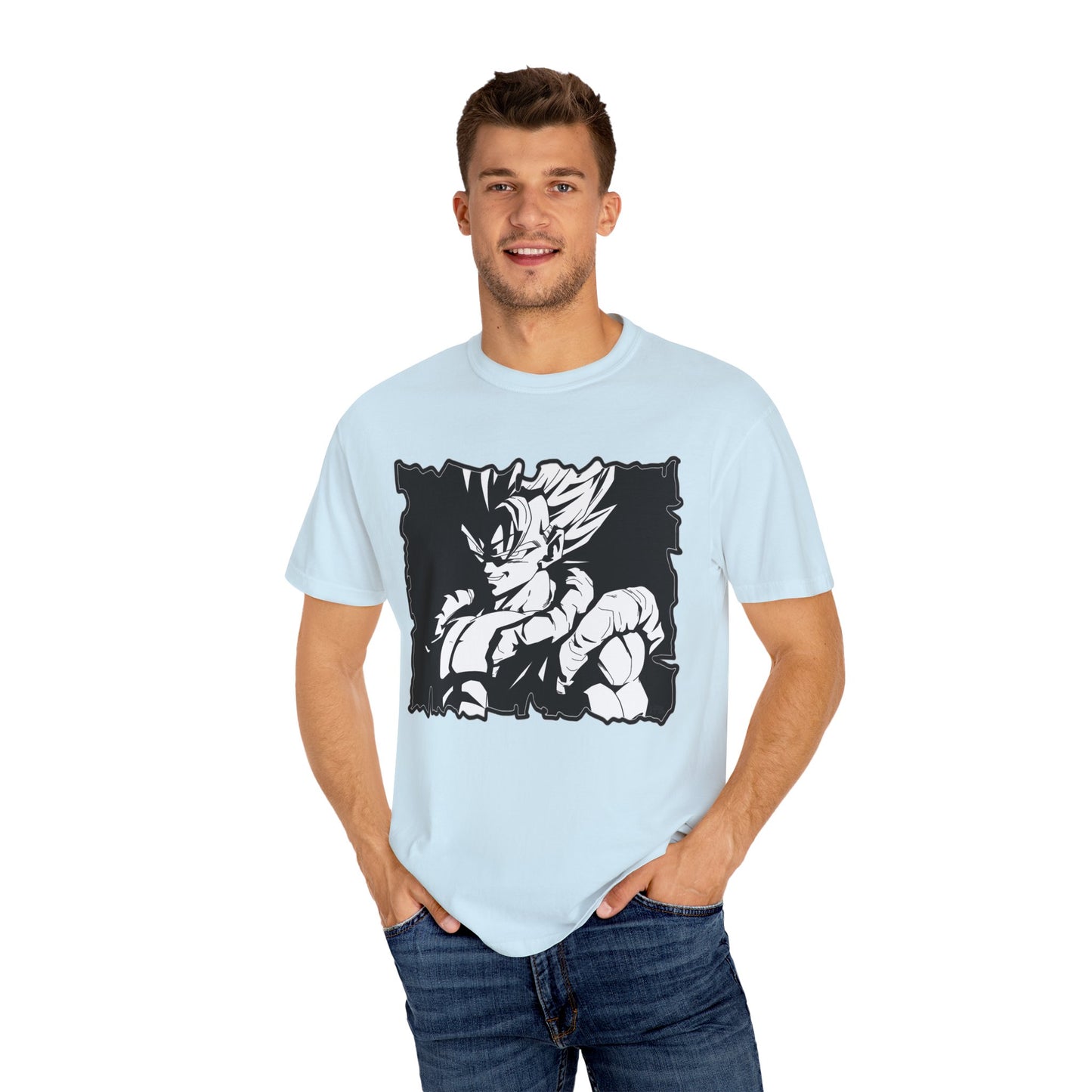 Ultimate Power Awakened Superhero anime in black and white