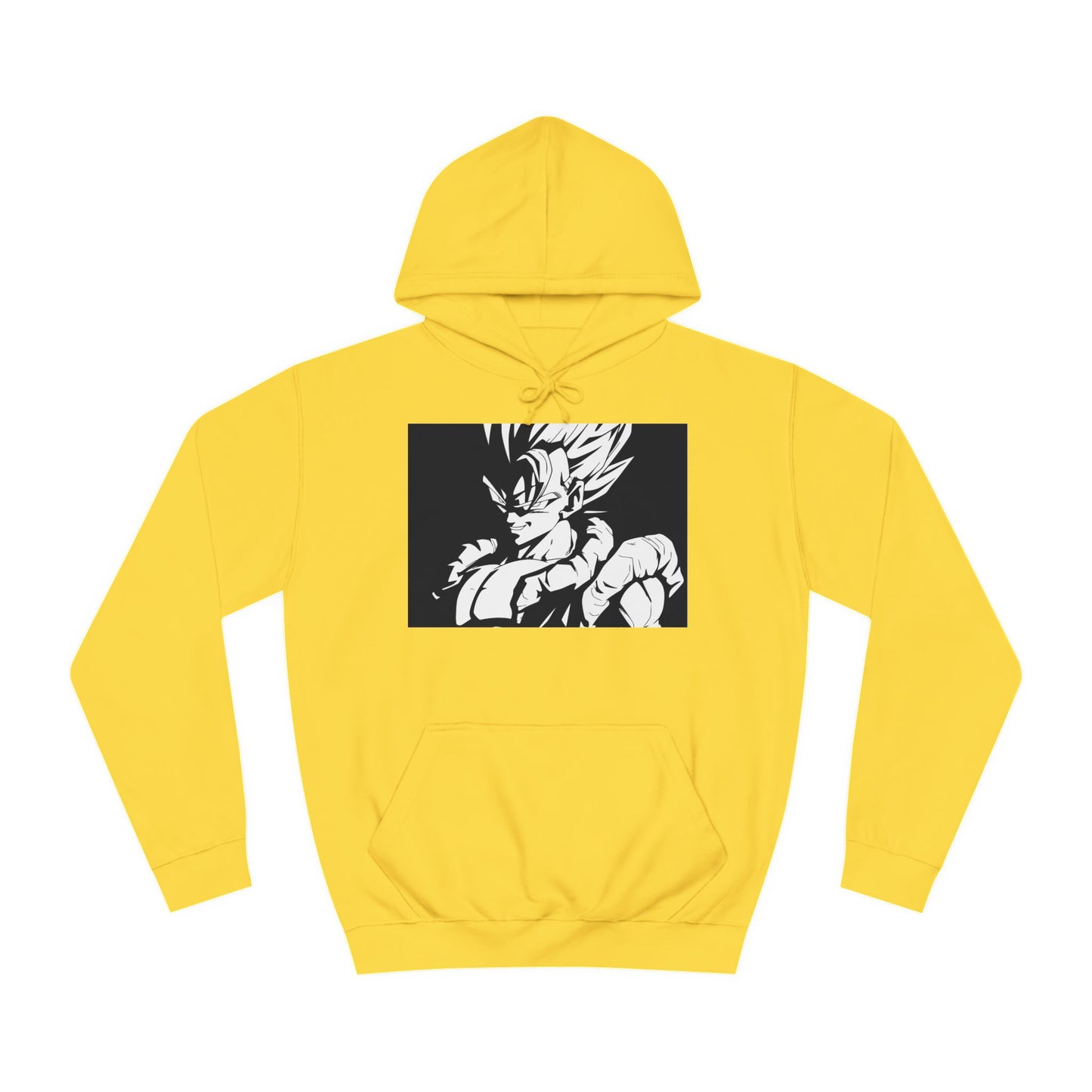 Get Yours Now -- Japanese Superhero anime in black and white (Hoodie - Cozy and Durable)