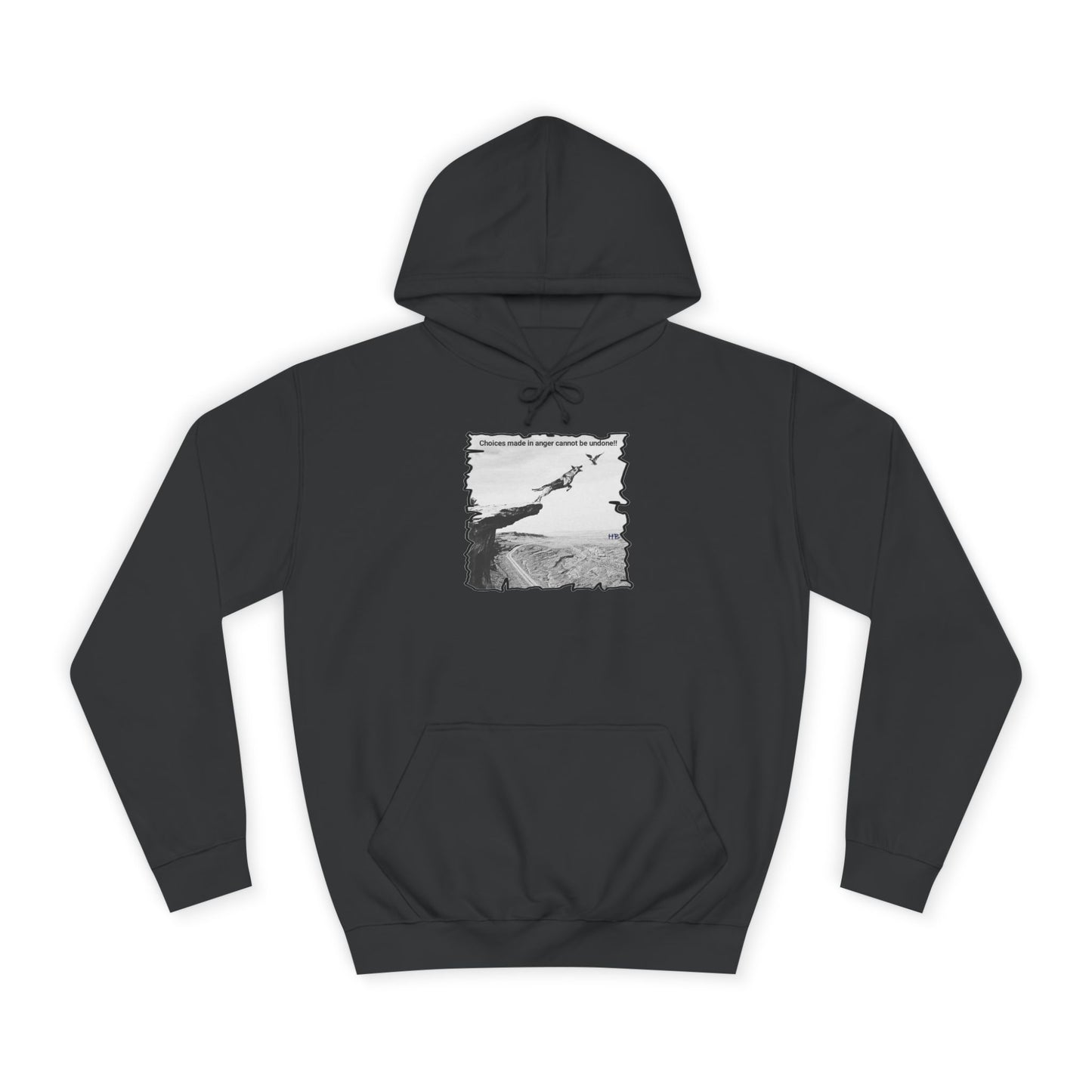 UnWise Woof Cliffhanger Choice Anger's Edge (Hoodie - Cozy and Durable)