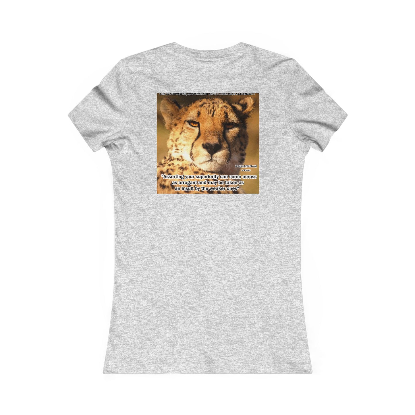 Don Cheetah vs Whippet doggies (Women - Premium Cotton Tee)