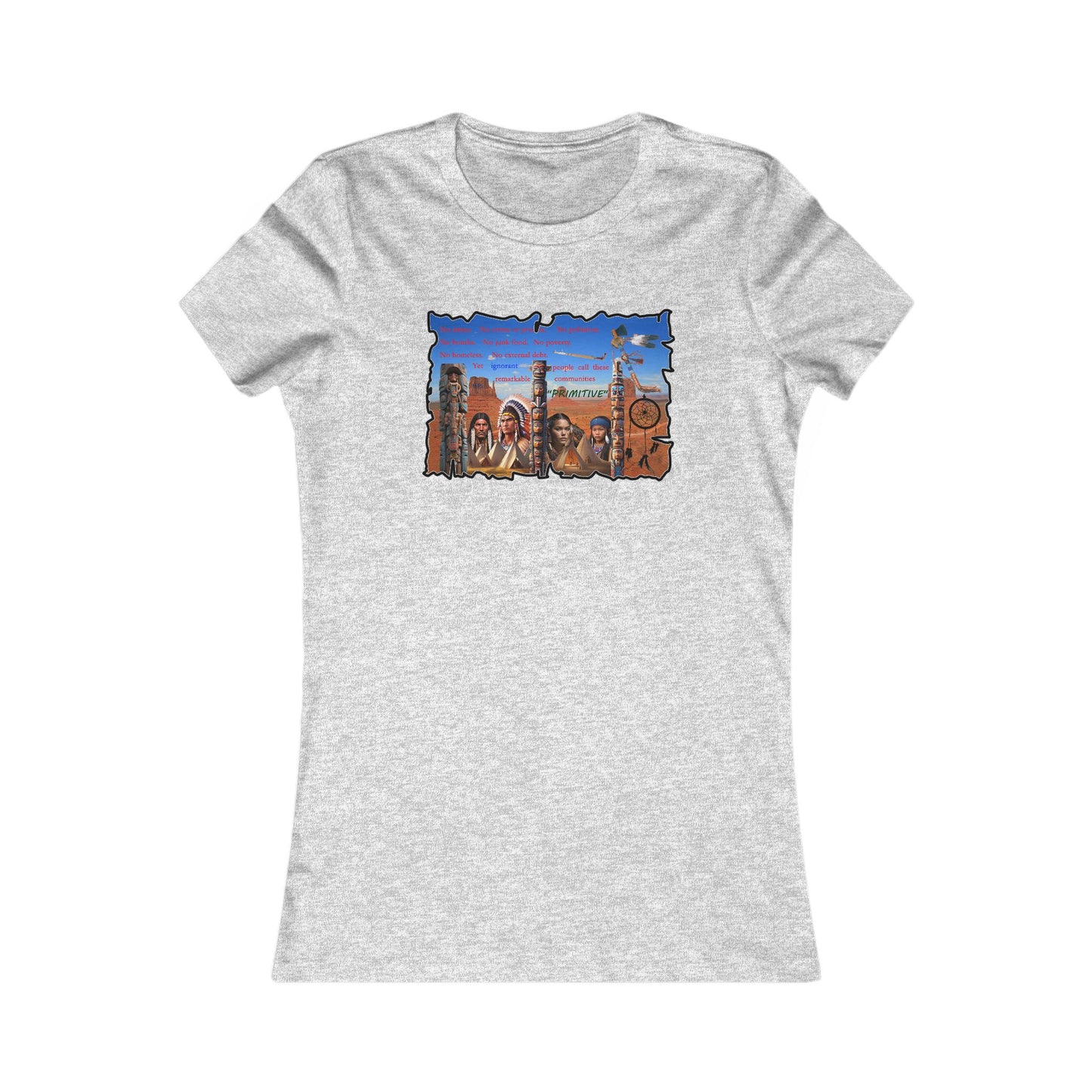 Native Indians (Women - Premium Cotton Tee)