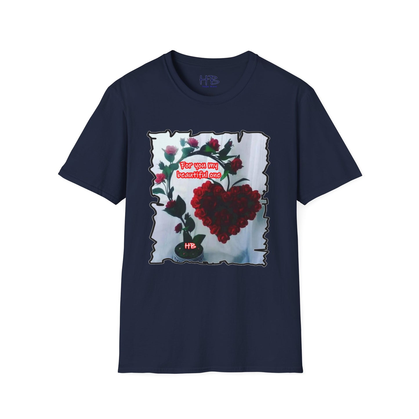 A Botanical Elegance Wearable Ode to Love; A Red Heart Rhapsody Floral Symphony Romantic Reverie