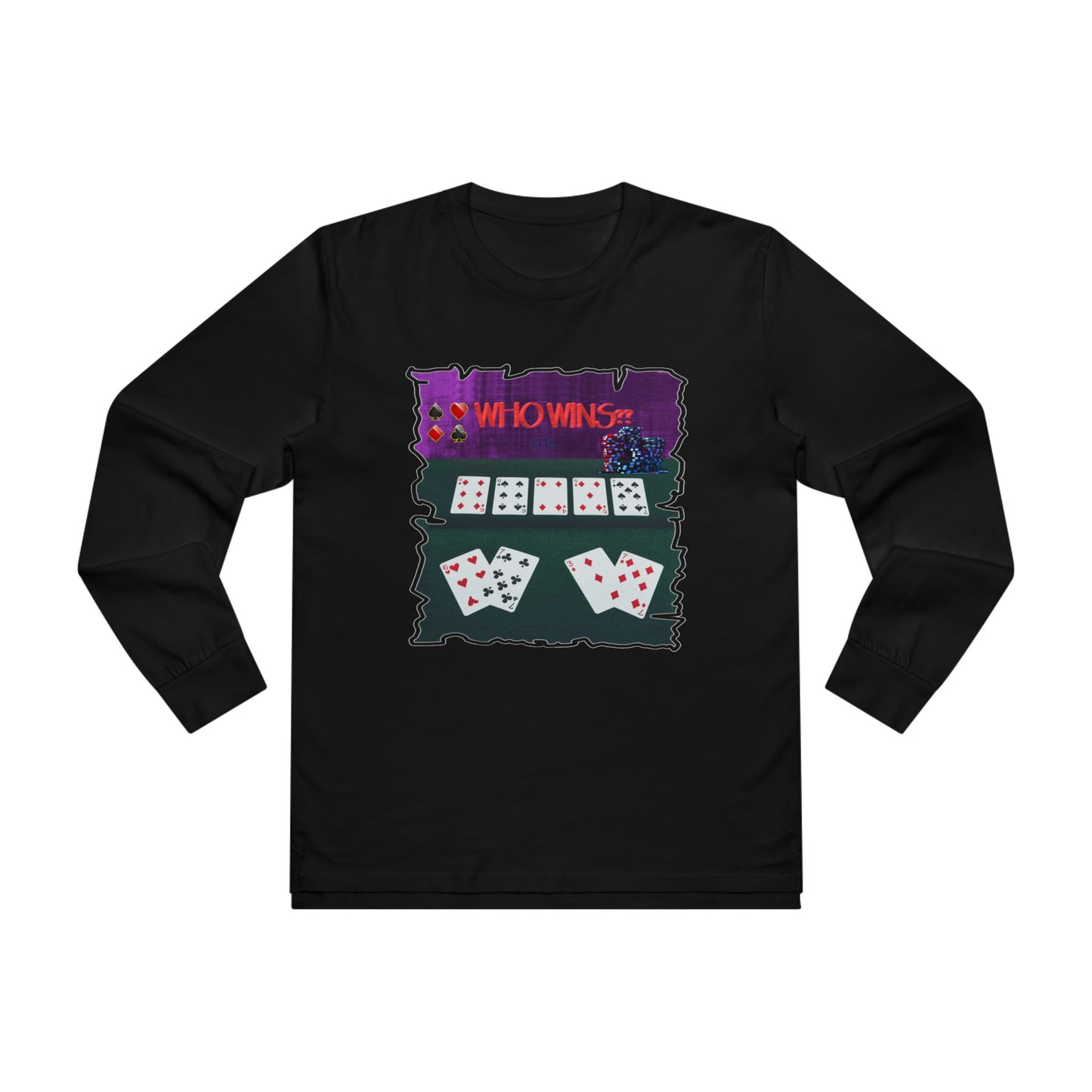 Get Yours Now -- Poker Face-off  Proclamation Challenge (Men's Base Longsleeve Tee - All-Season Wear)