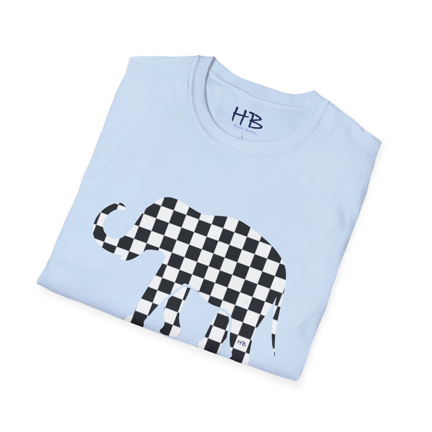 Sophistication Redefined: Unleash Your Style with the Elephant-Inspired Checkered one