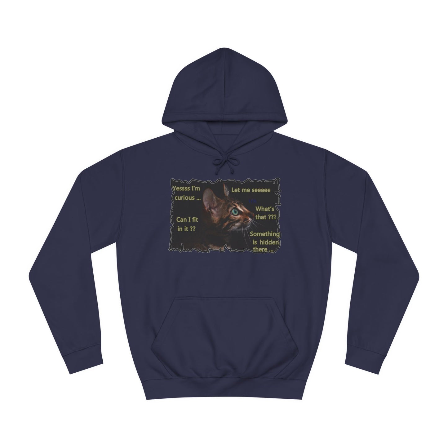 Get Yours Now -- Kitten curiosity and care free (Hoodie - Cozy and Durable)