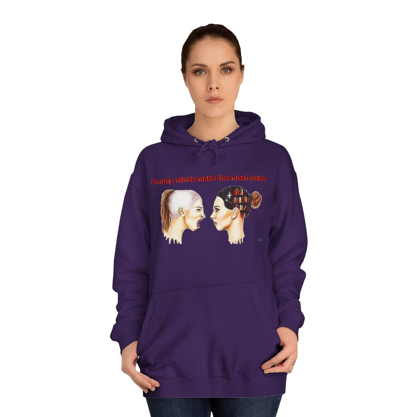 Get Yours Now -- Noiseless Nobility to Educate with The Power of Quiet Intellect (Hoodie - Cozy and Durable)