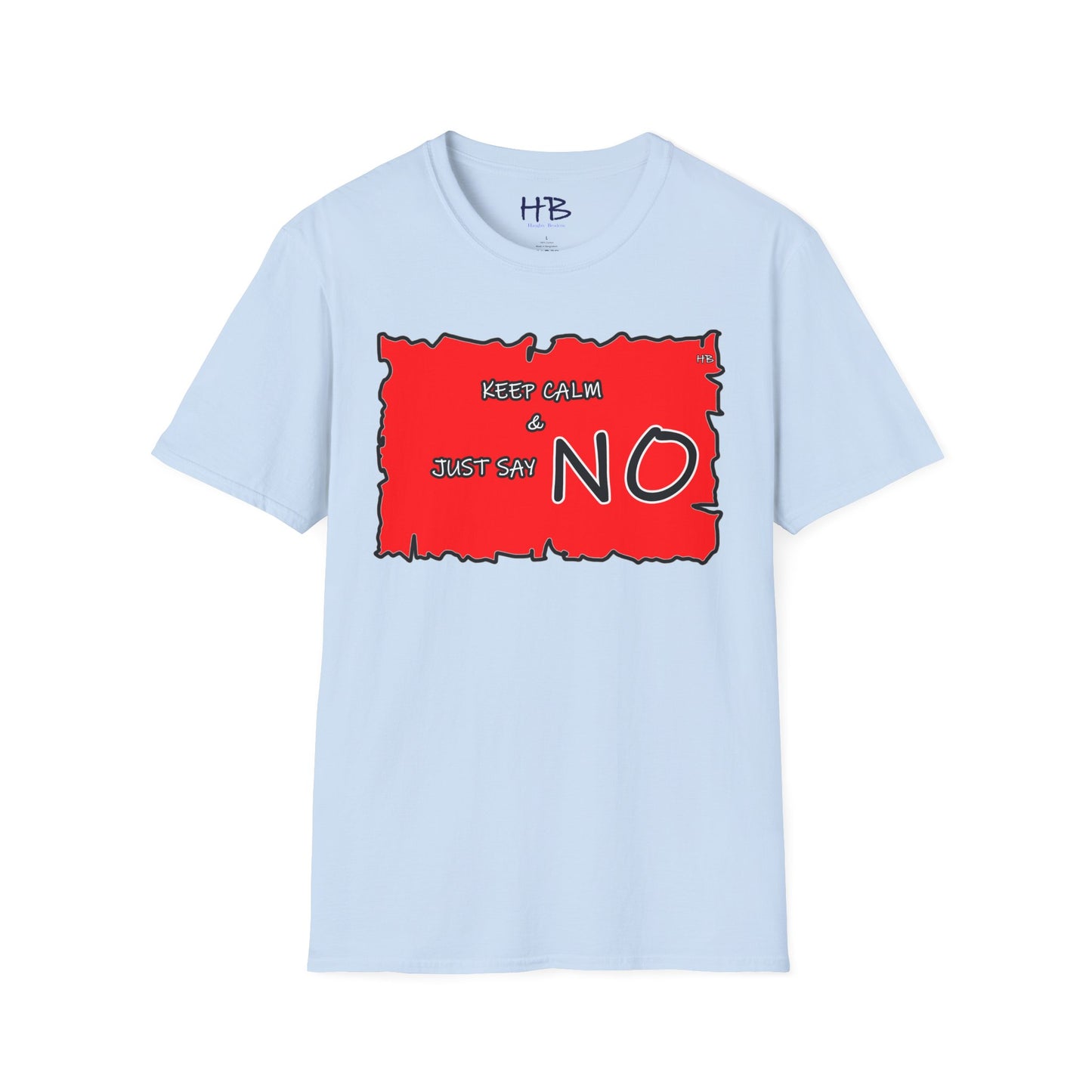 The Fearless Bold Red Attire with a Powerful Message; The 'NO' Declaration