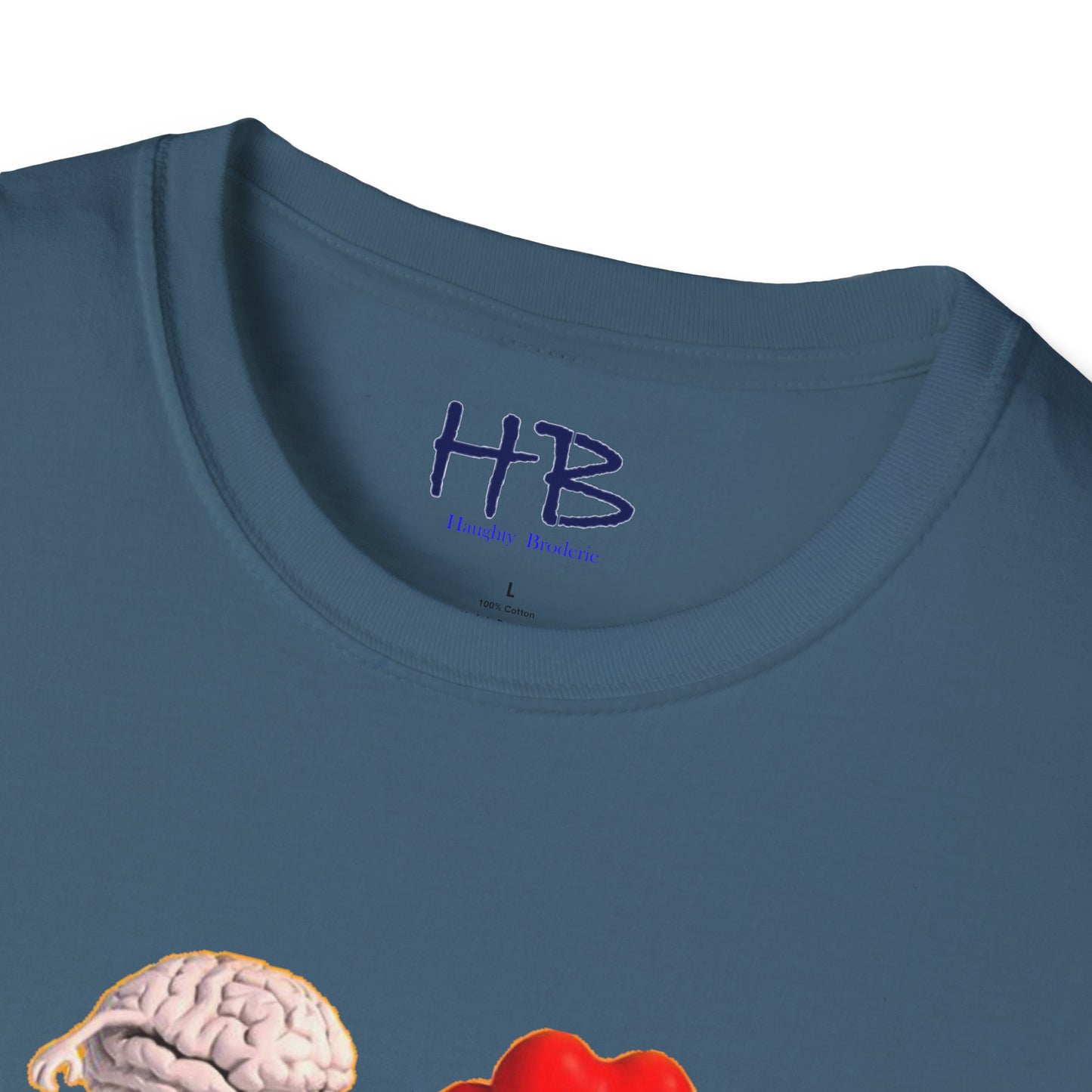 Embracing the Heart-Mind Connection: A Visual Reminder to Follow Your Heart with brain's logic