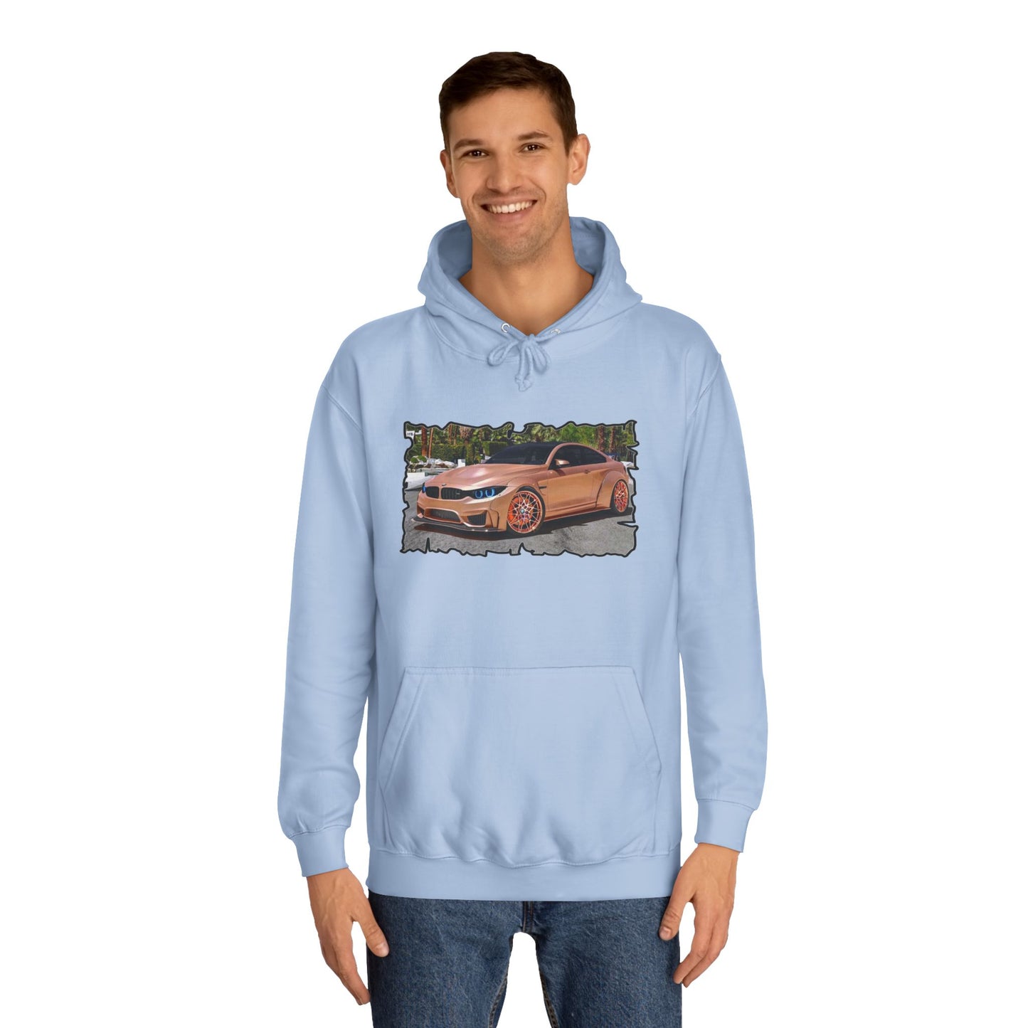 Get Yours Now -- Customized pink BMW M3 (Hoodie - Cozy and Durable)