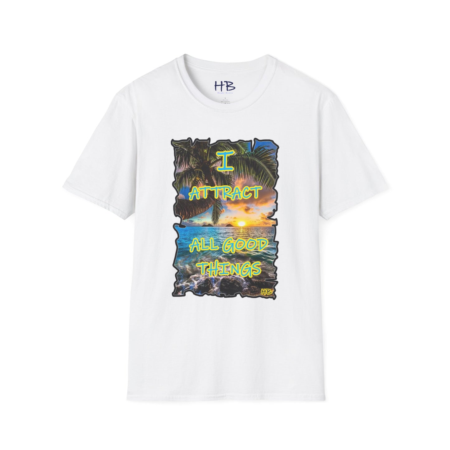Ocean Sunset Affirmation Dreamscape; Affirmation Empowering Style who Attracts All Good Things