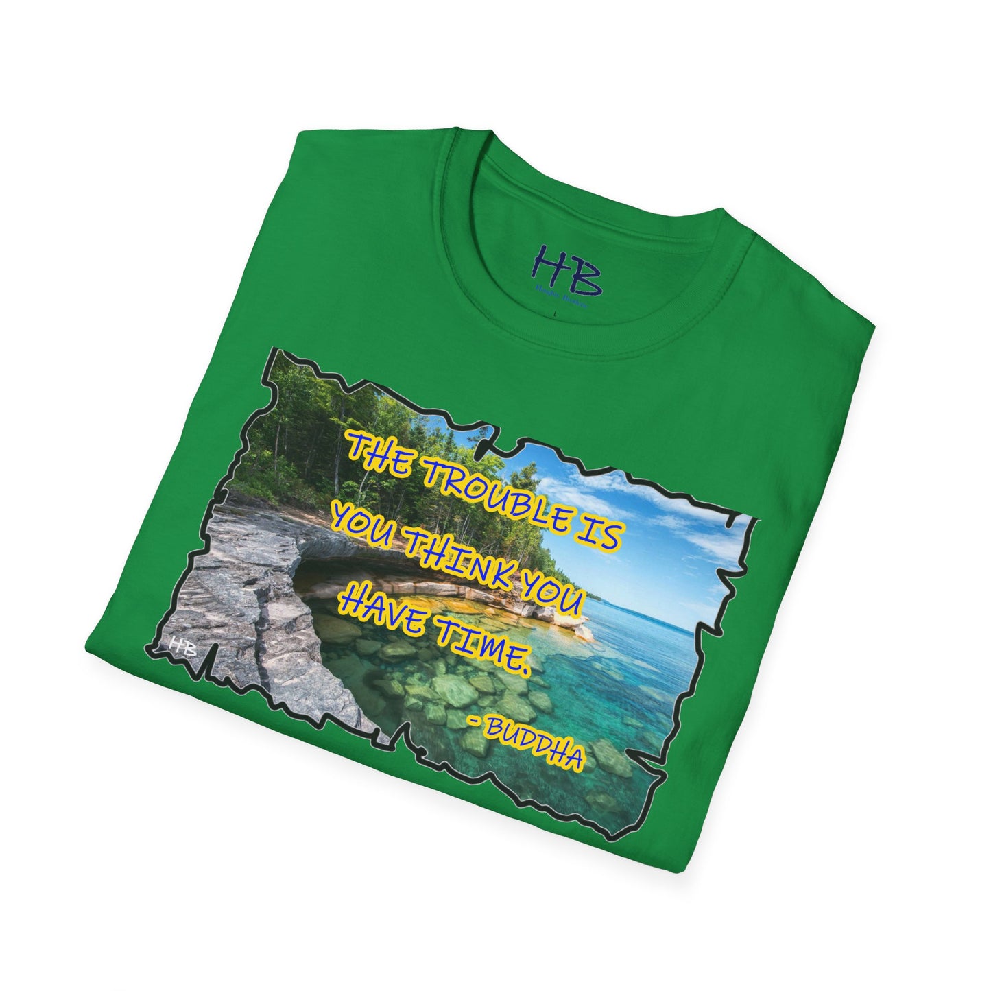 Buddha's Timeless Horizon Harmony; Philosophical Mirage Ethereal Lake Sunset Discourse 6