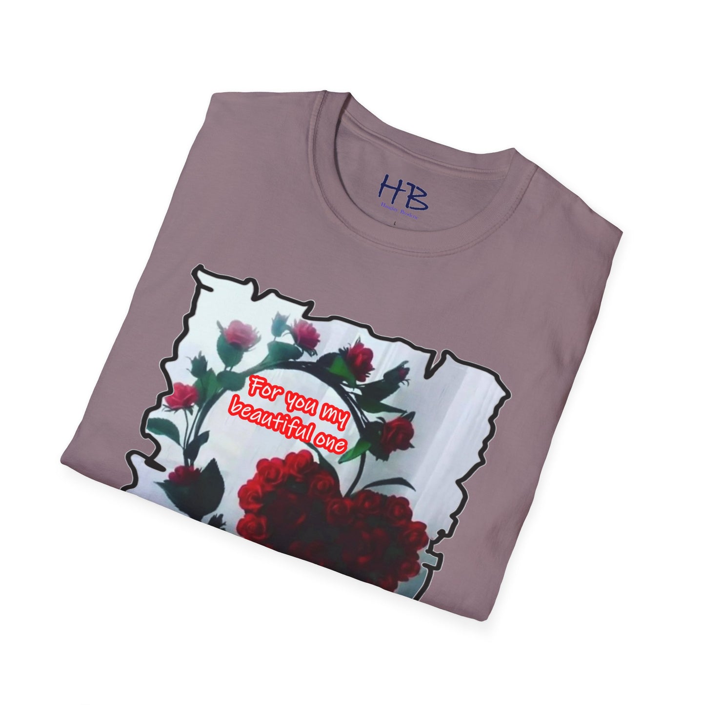 A Botanical Elegance Wearable Ode to Love; A Red Heart Rhapsody Floral Symphony Romantic Reverie