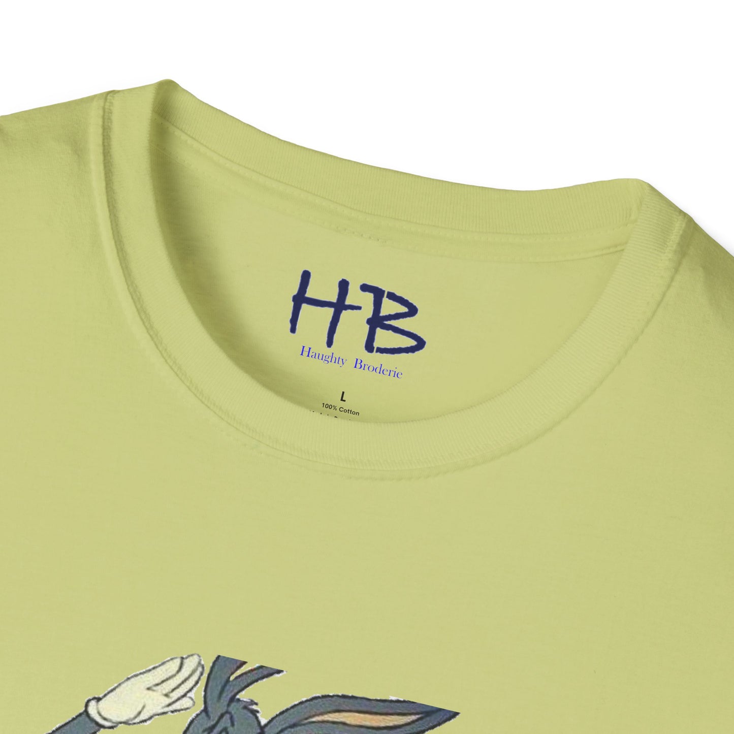 Bugs being playful with his bunny lady