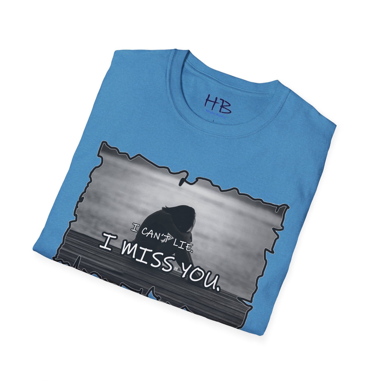 Embrace the Vulnerability Adorned Essence;  A Shirt of Emotional "I Miss You"