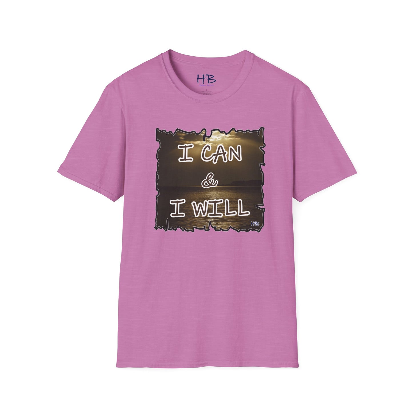 Unleashing the Empowering Emblem Inner Champion: Radiate Determination with Inspirational Style "I CAN & I WILL"