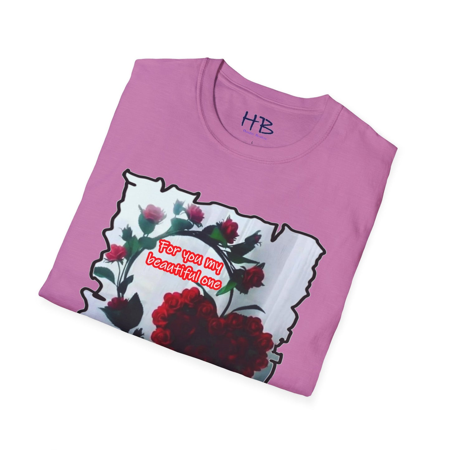 A Botanical Elegance Wearable Ode to Love; A Red Heart Rhapsody Floral Symphony Romantic Reverie