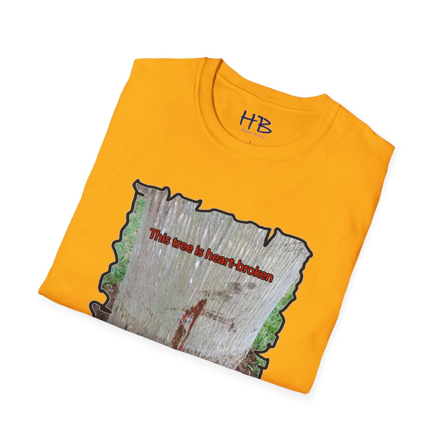 This tree is heart-broken