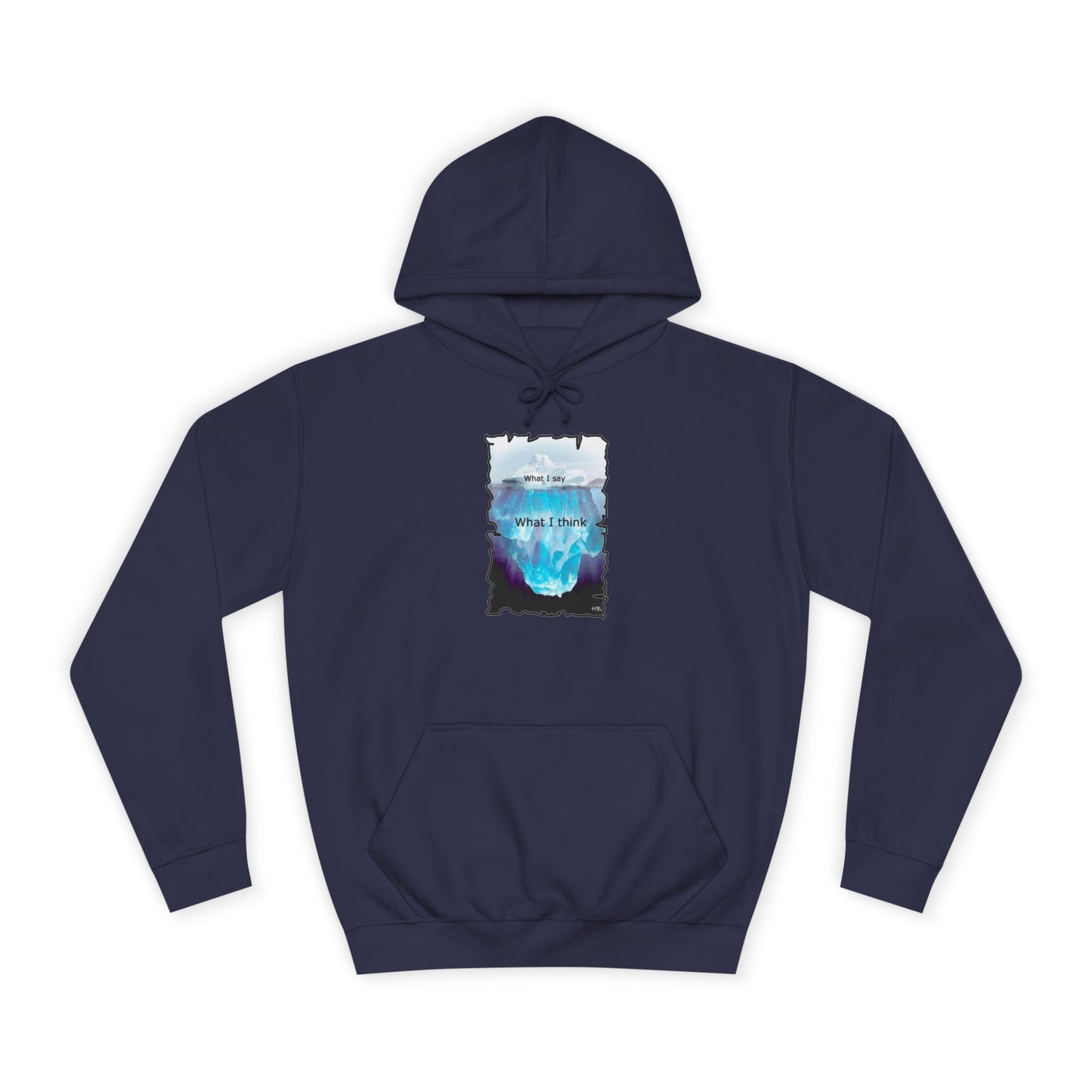 Below the Surface Veiled Verbalization (Hoodie - Cozy and Durable)