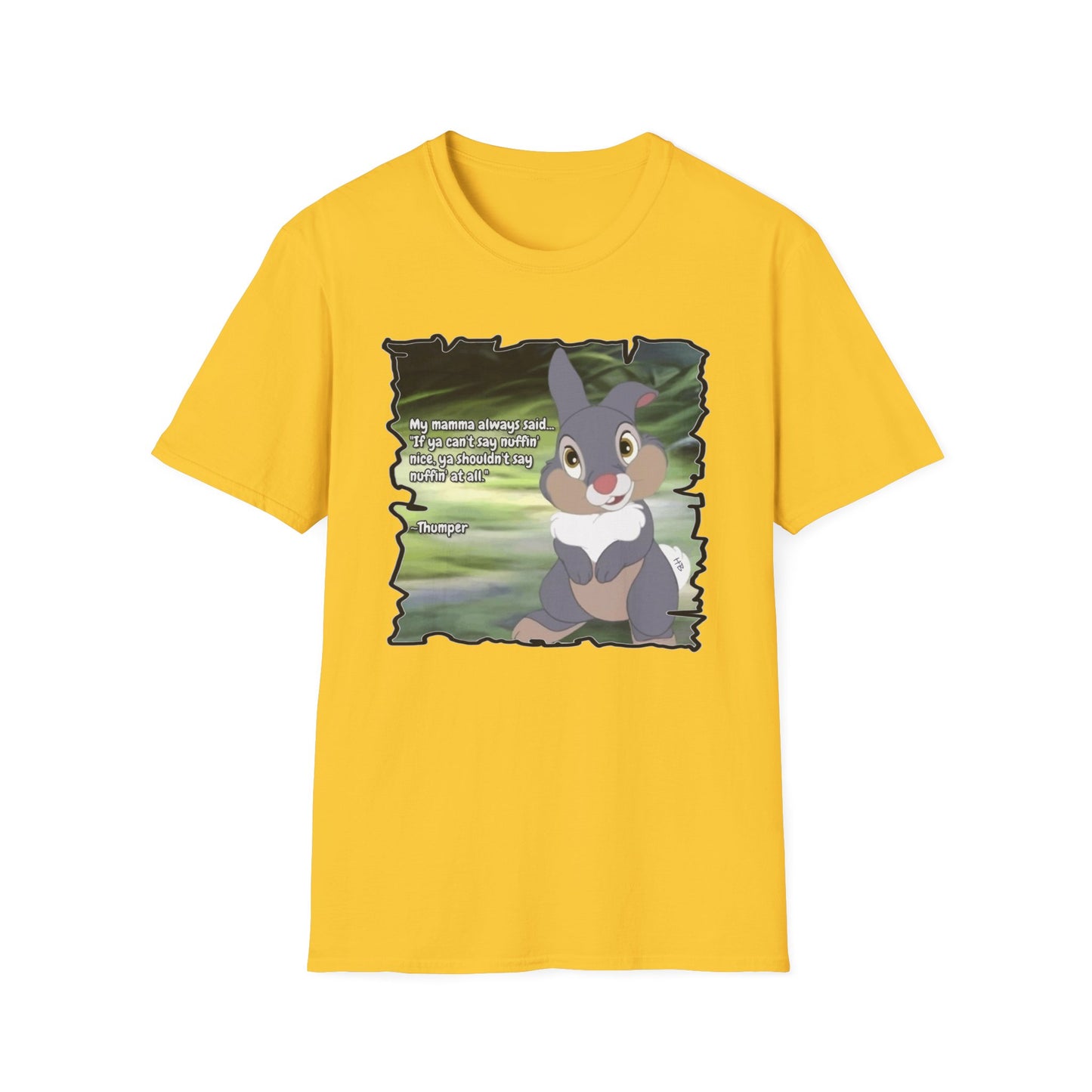 Silence is preferable to negative speech, say "nuffin' at all'