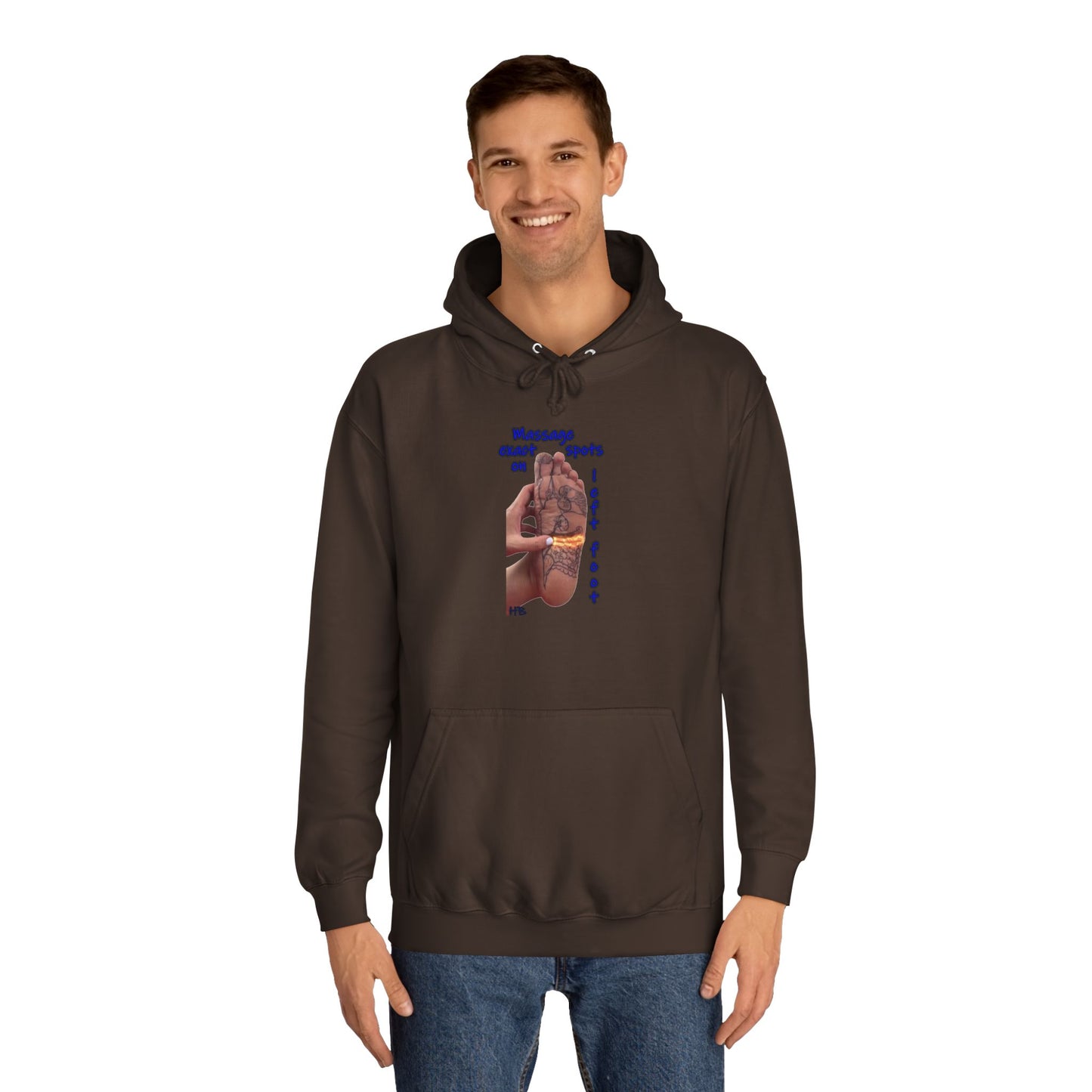 Get Yours Now -- Foot-Palm Wellness Organic Harmony;  Self-Care Holistic Healthwear (Hoodie - Cozy and Durable)