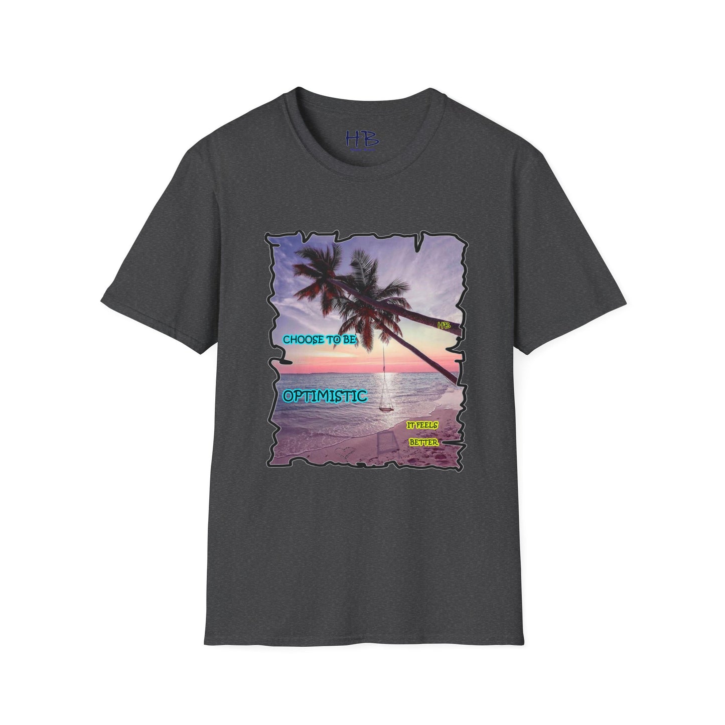 Embrace the Radiant Sunset by Swinging Towards Positivity using The Power of Optimism:  Sandy Beach Serenity Nature's Beauty Unleashed using Optimism in Every Stitch on the Horizon