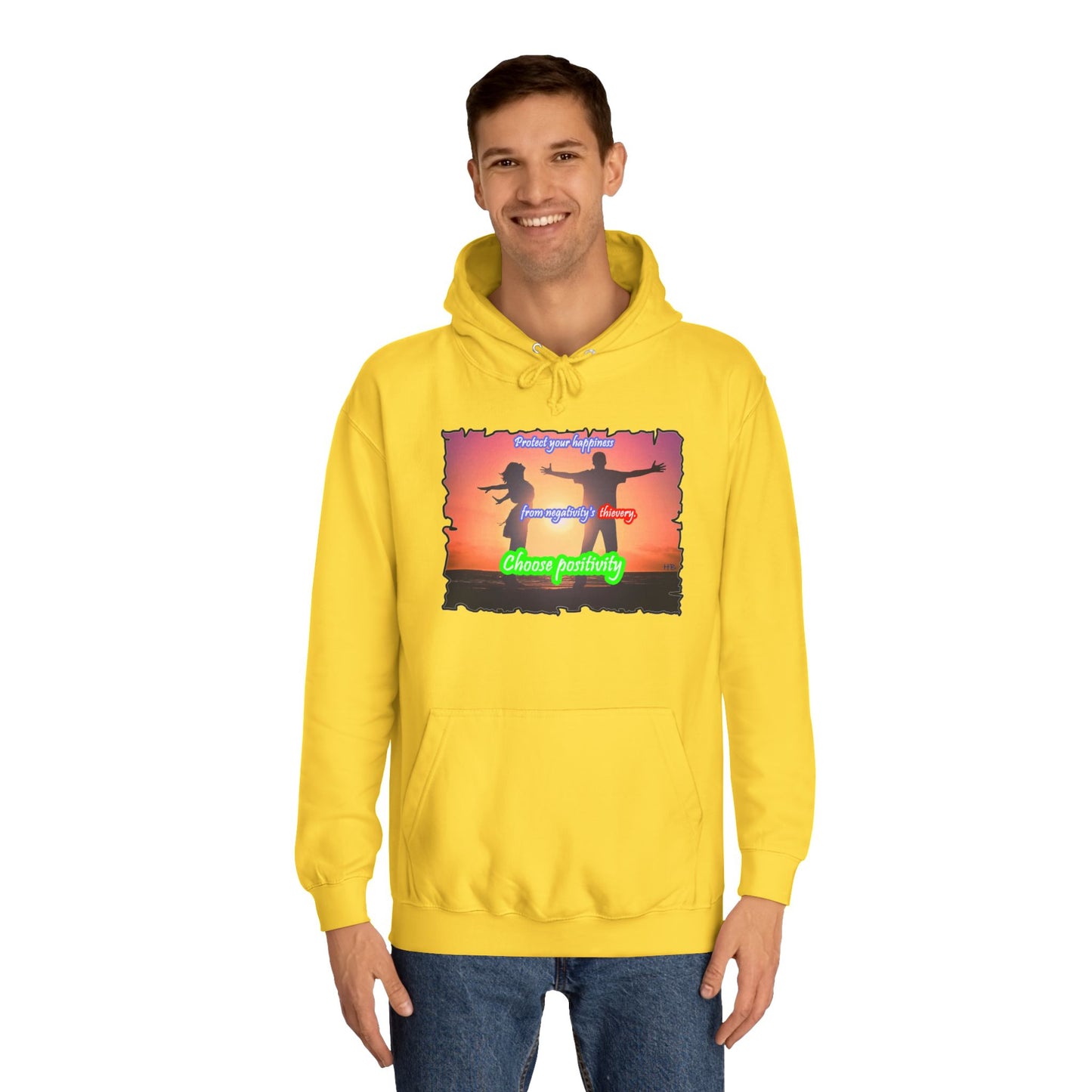 Get Yours Now -- Choose positivity from negativity's thievery (Hoodie - Cozy and Durable)