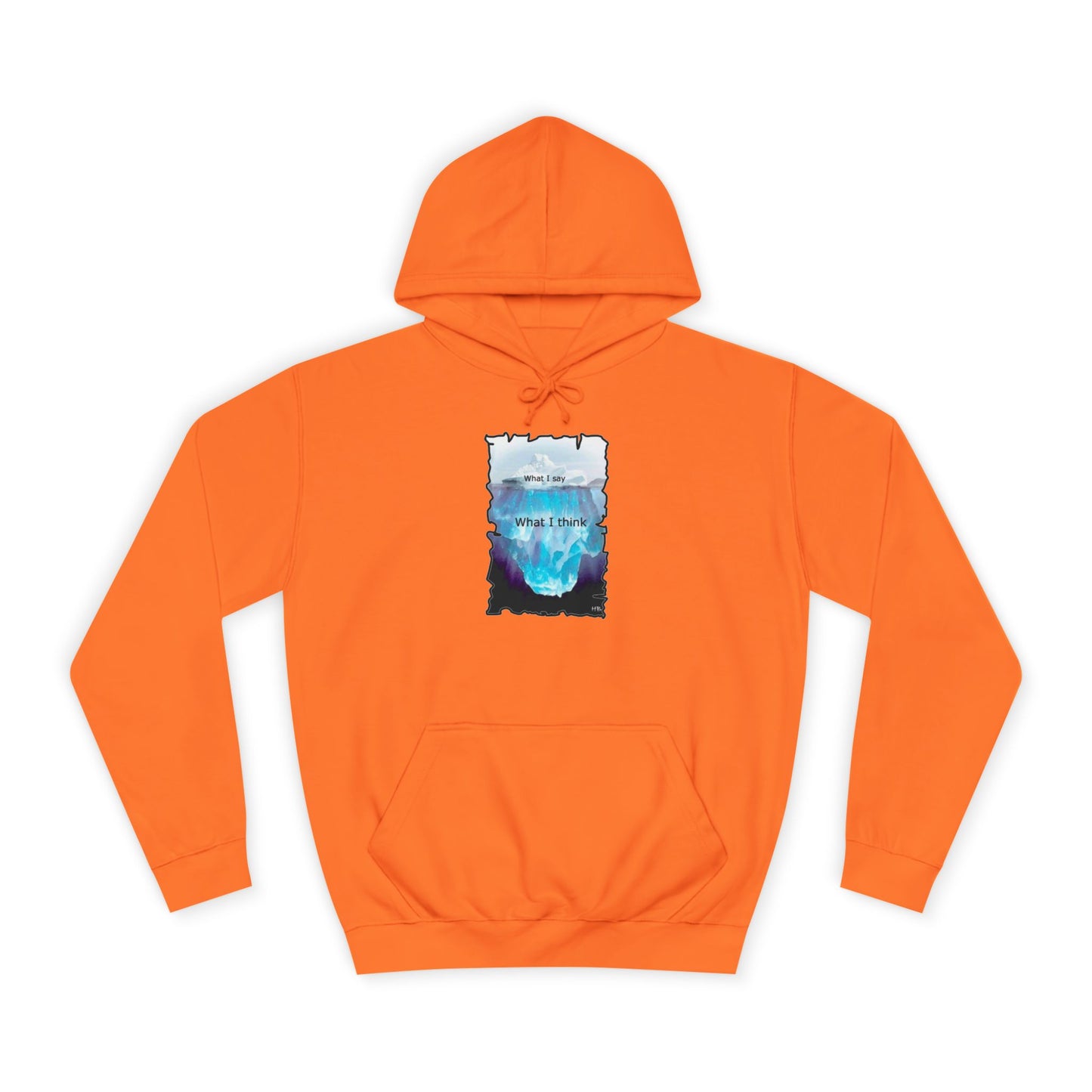 Below the Surface Veiled Verbalization (Hoodie - Cozy and Durable)