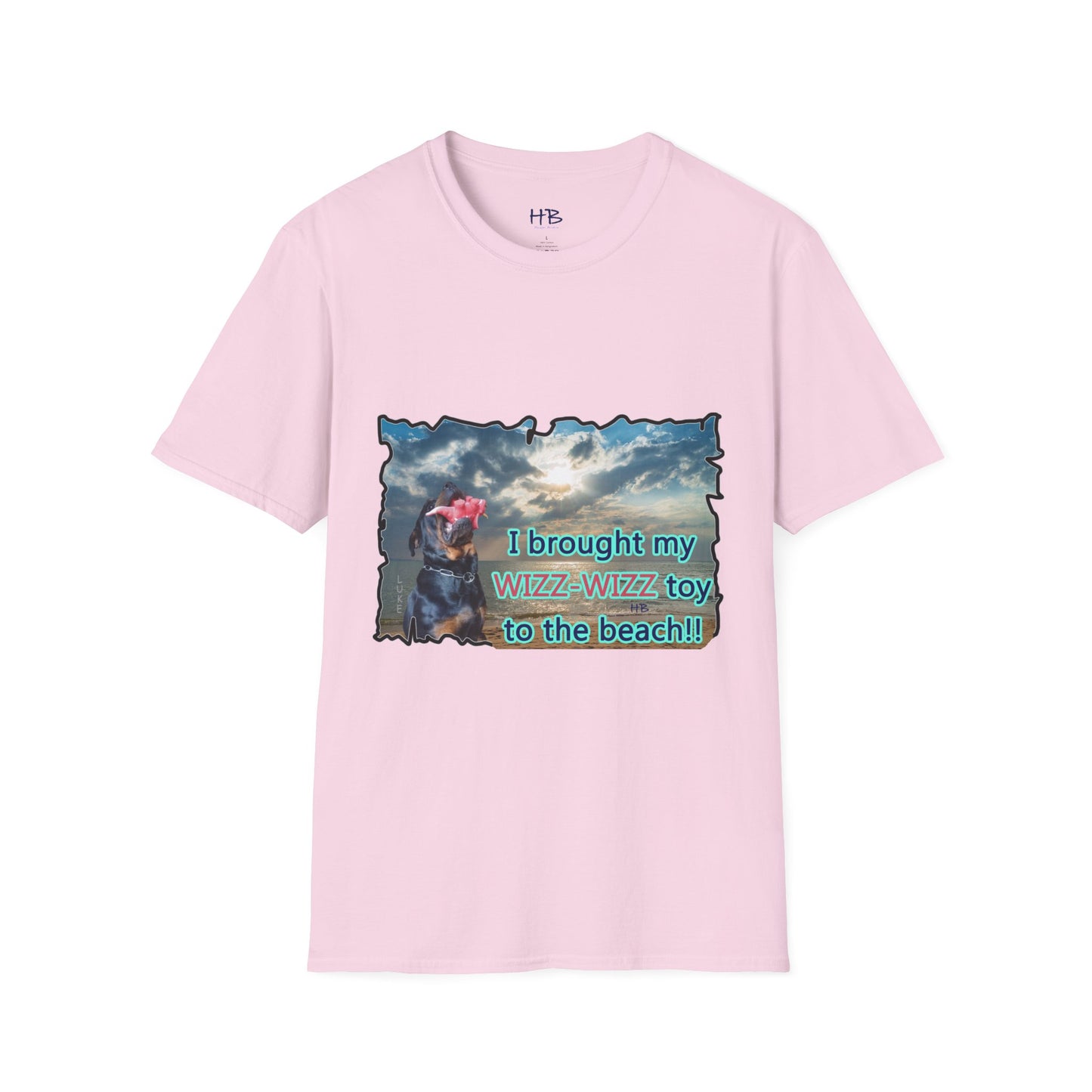 Luke (male Rothweiler) & Wizz Wizz at the beach