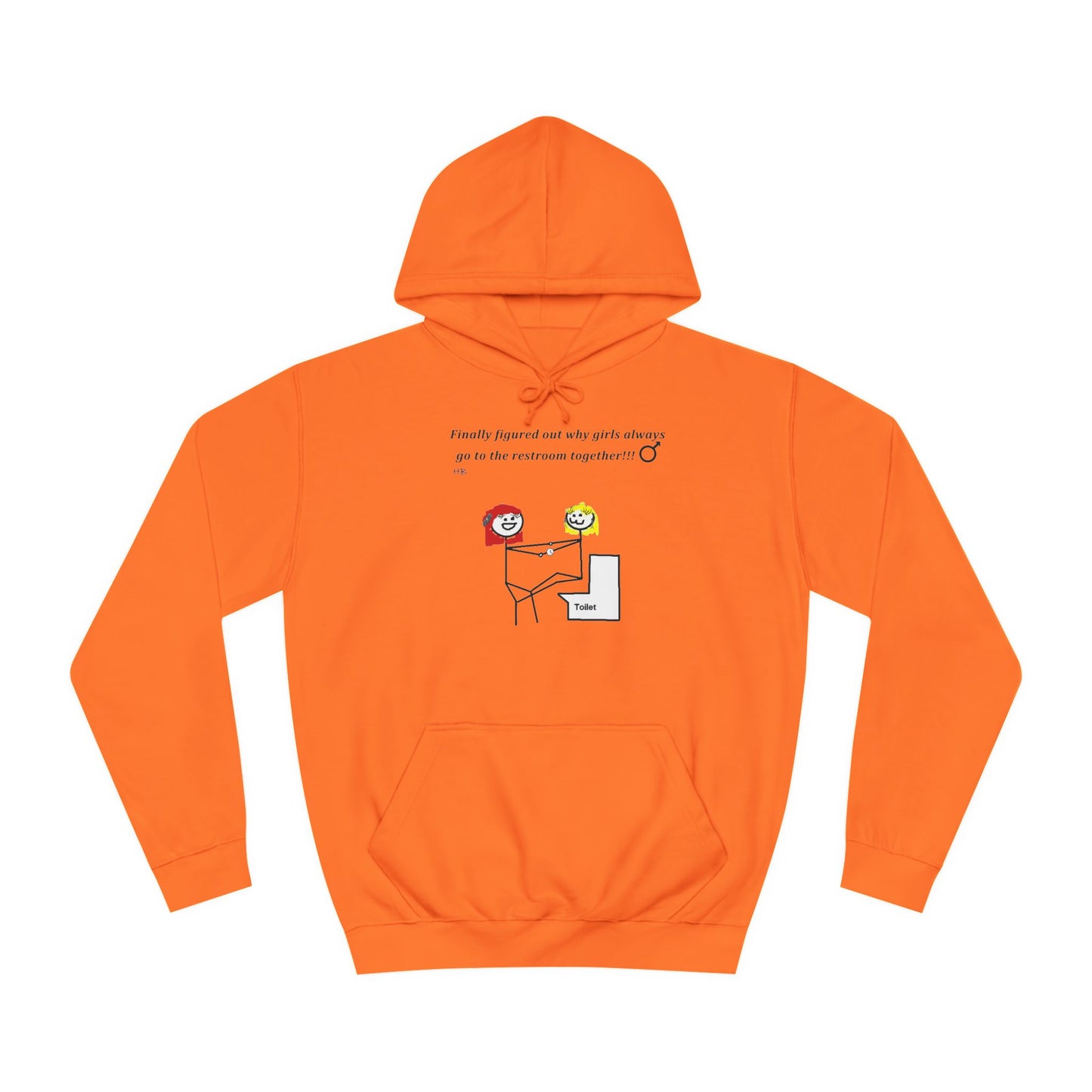 Get Yours Now -- Humorous Restroom Companions Revelations (Hoodie - Cozy and Durable)