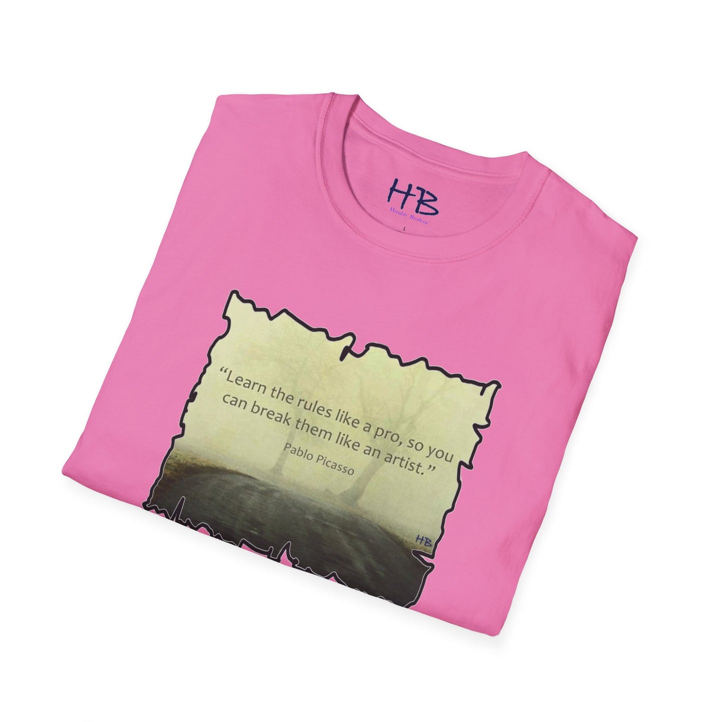 Picasso famous quote learn the rules like a pro