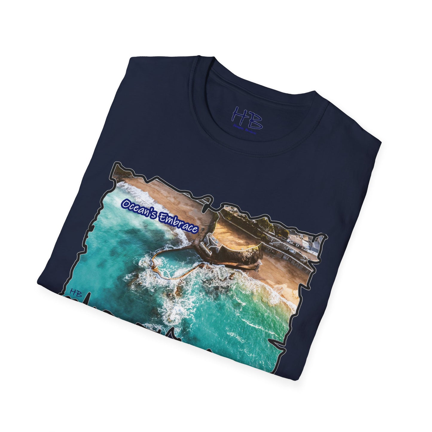 Secluded Ocean Pool's Coastal Elegance ; Tidal Harmony using Aquatic Poetry