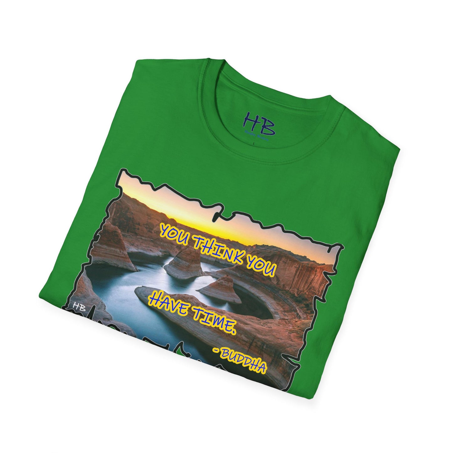 Buddha's Timeless Horizon Harmony; Philosophical Mirage Ethereal Lake Sunset Discourse 9