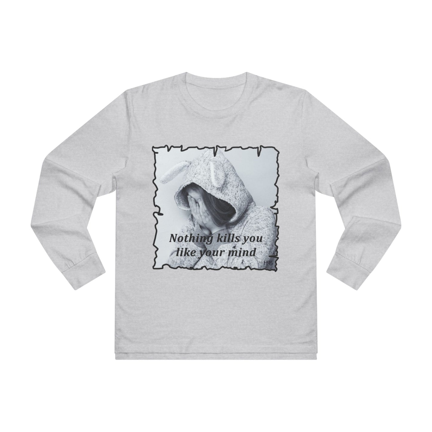 Get Yours Now -- Mental Fortress brings Inner Peace (Men's Base Longsleeve Tee - All-Season Wear)
