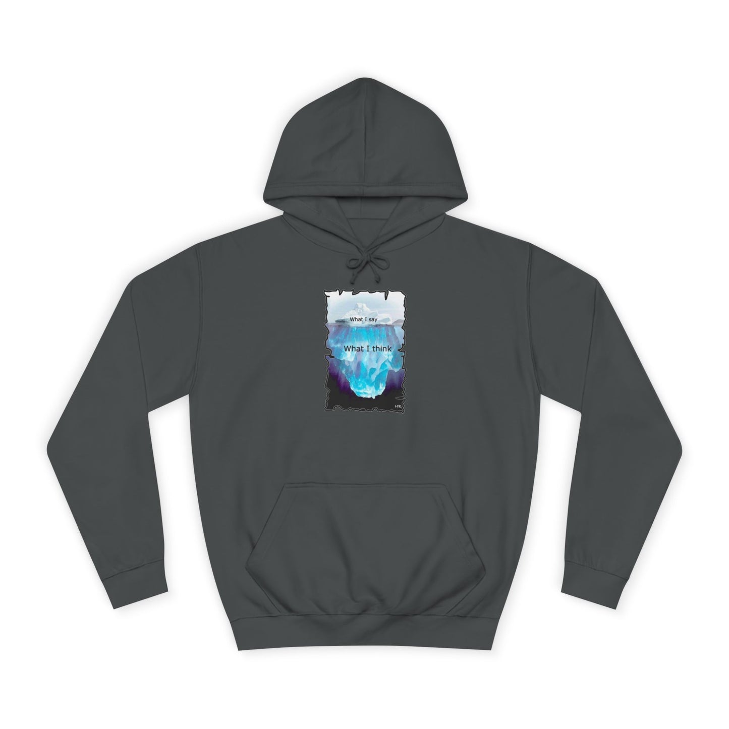 Below the Surface Veiled Verbalization (Hoodie - Cozy and Durable)