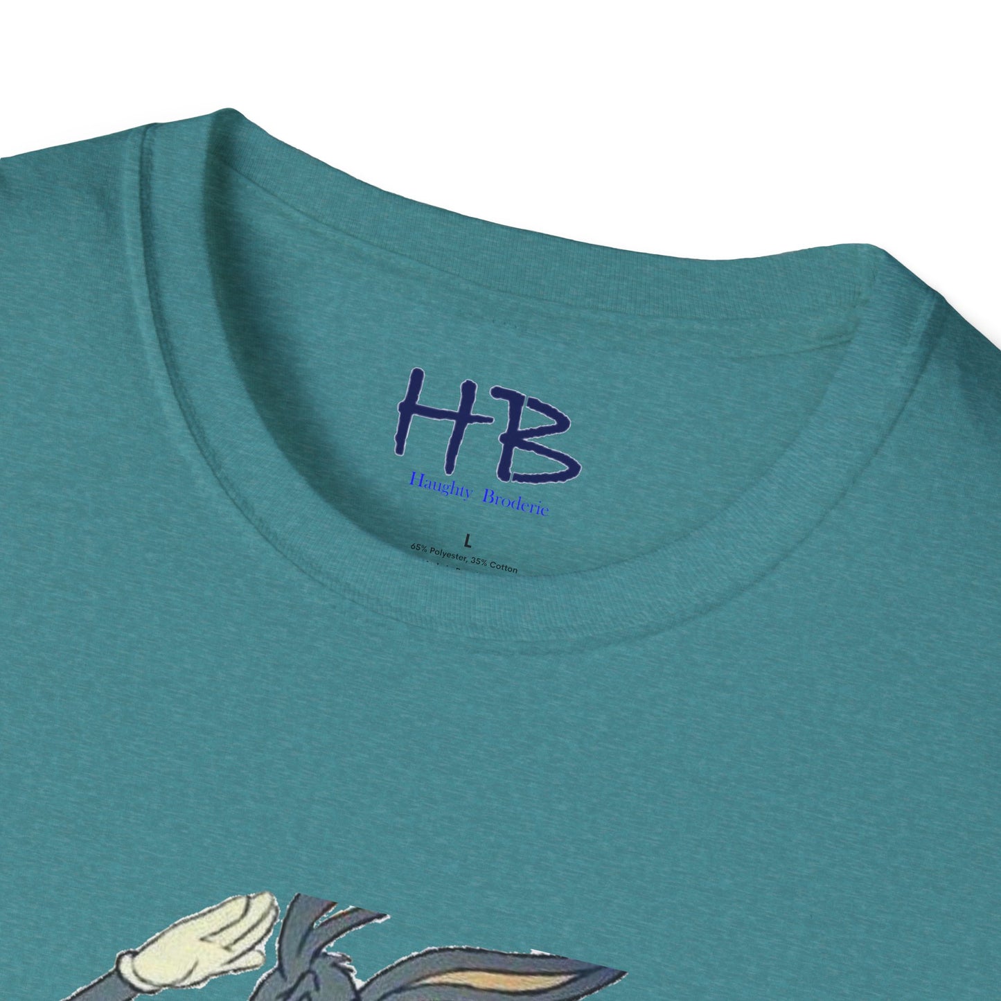 Bugs being playful with his bunny lady