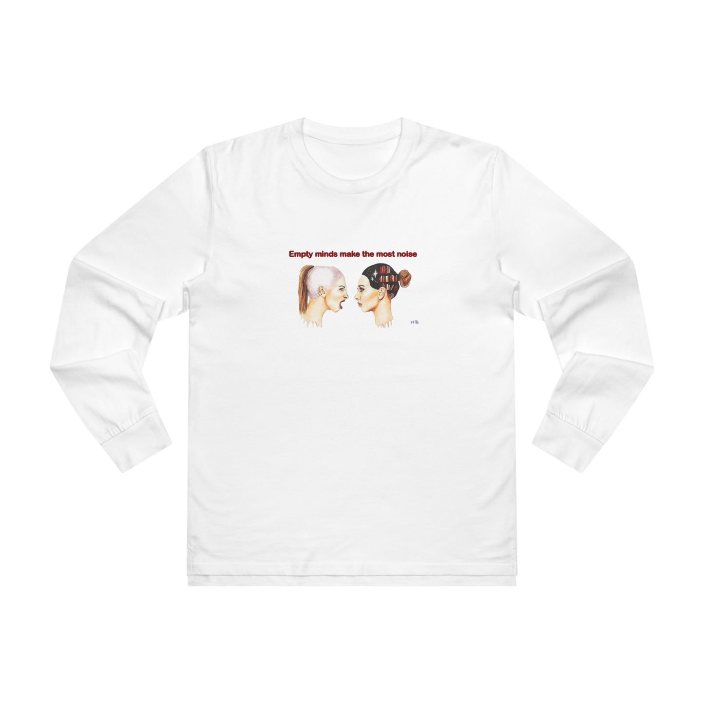 Get Yours Now -- Noiseless Nobility to Educate with The Power of Quiet Intellect (Men's Base Longsleeve Tee - All-Season Wear)