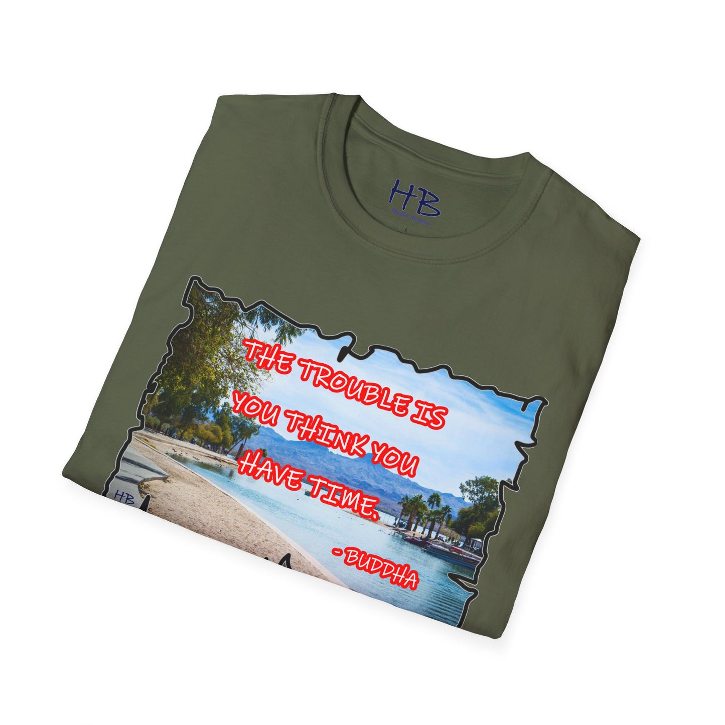 Buddha's Timeless Horizon Harmony; Philosophical Mirage Ethereal Lake Sunset Discourse 2