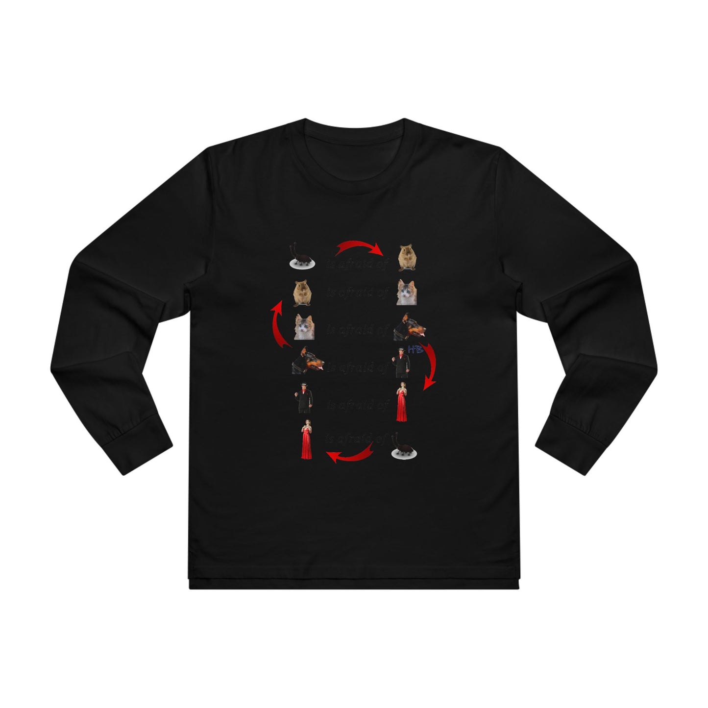Get Yours Now -- Endless Fear Chain Loop (Men's Base Longsleeve Tee - All-Season Wear)