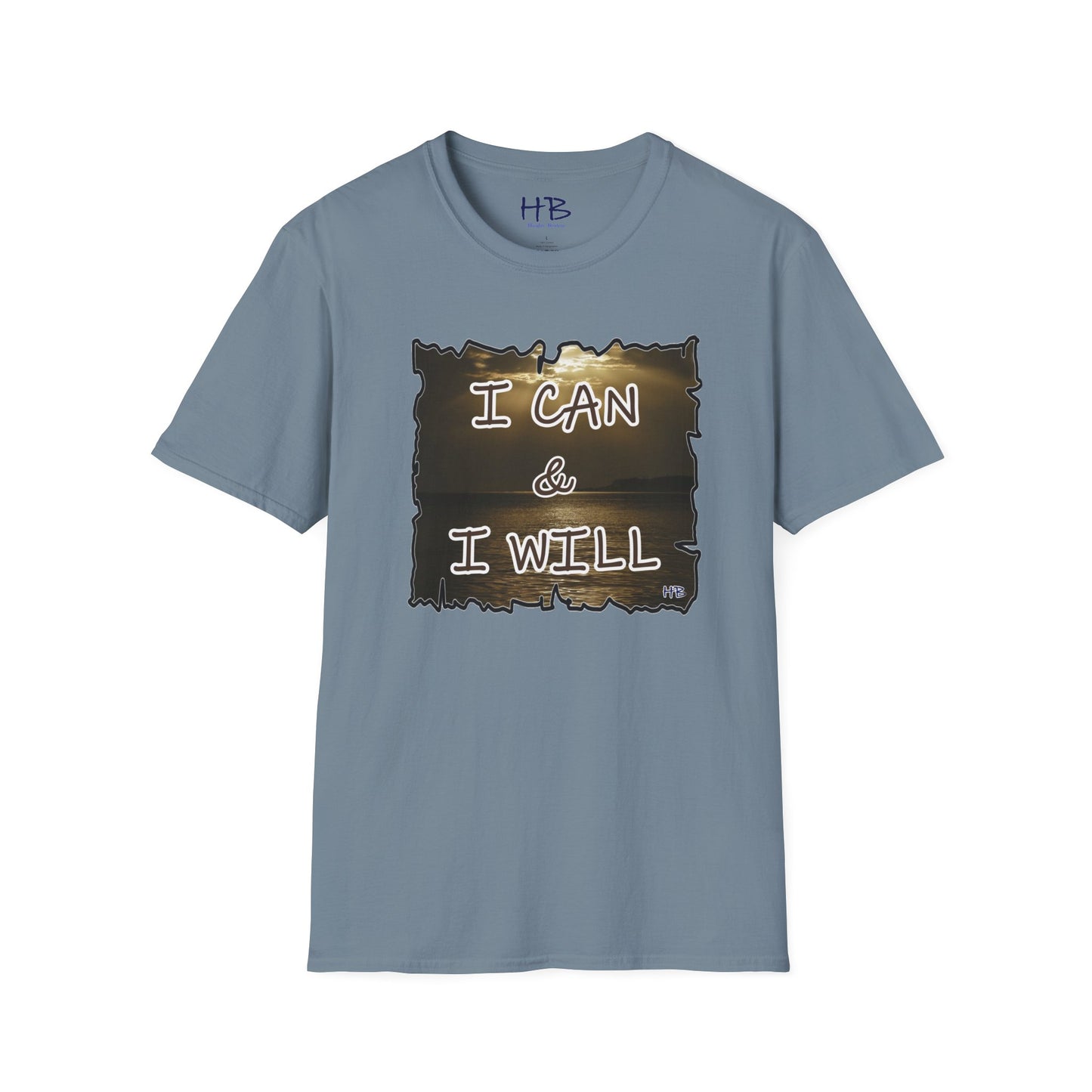 Unleashing the Empowering Emblem Inner Champion: Radiate Determination with Inspirational Style "I CAN & I WILL"