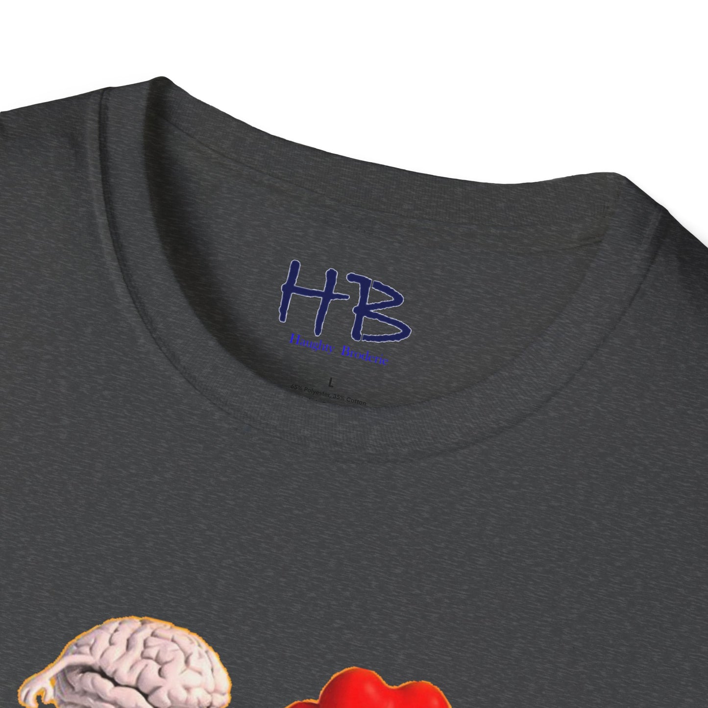 Embracing the Heart-Mind Connection: A Visual Reminder to Follow Your Heart with brain's logic