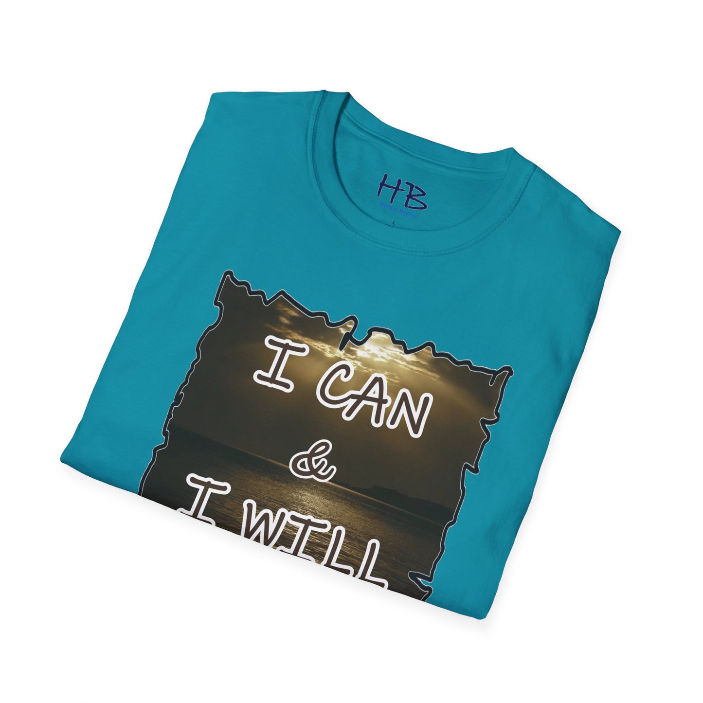 Unleashing the Empowering Emblem Inner Champion: Radiate Determination with Inspirational Style "I CAN & I WILL"