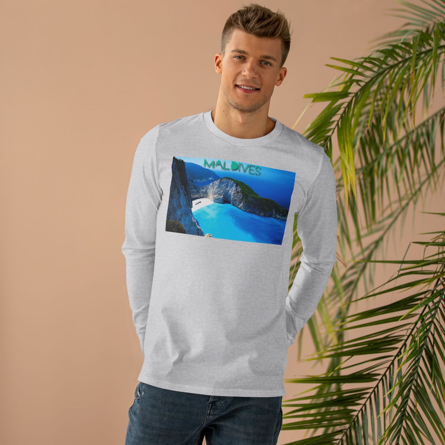 Get Yours Now -- Paradise Found in the Maldives Marvel (Men's Base Longsleeve Tee - All-Season Wear)