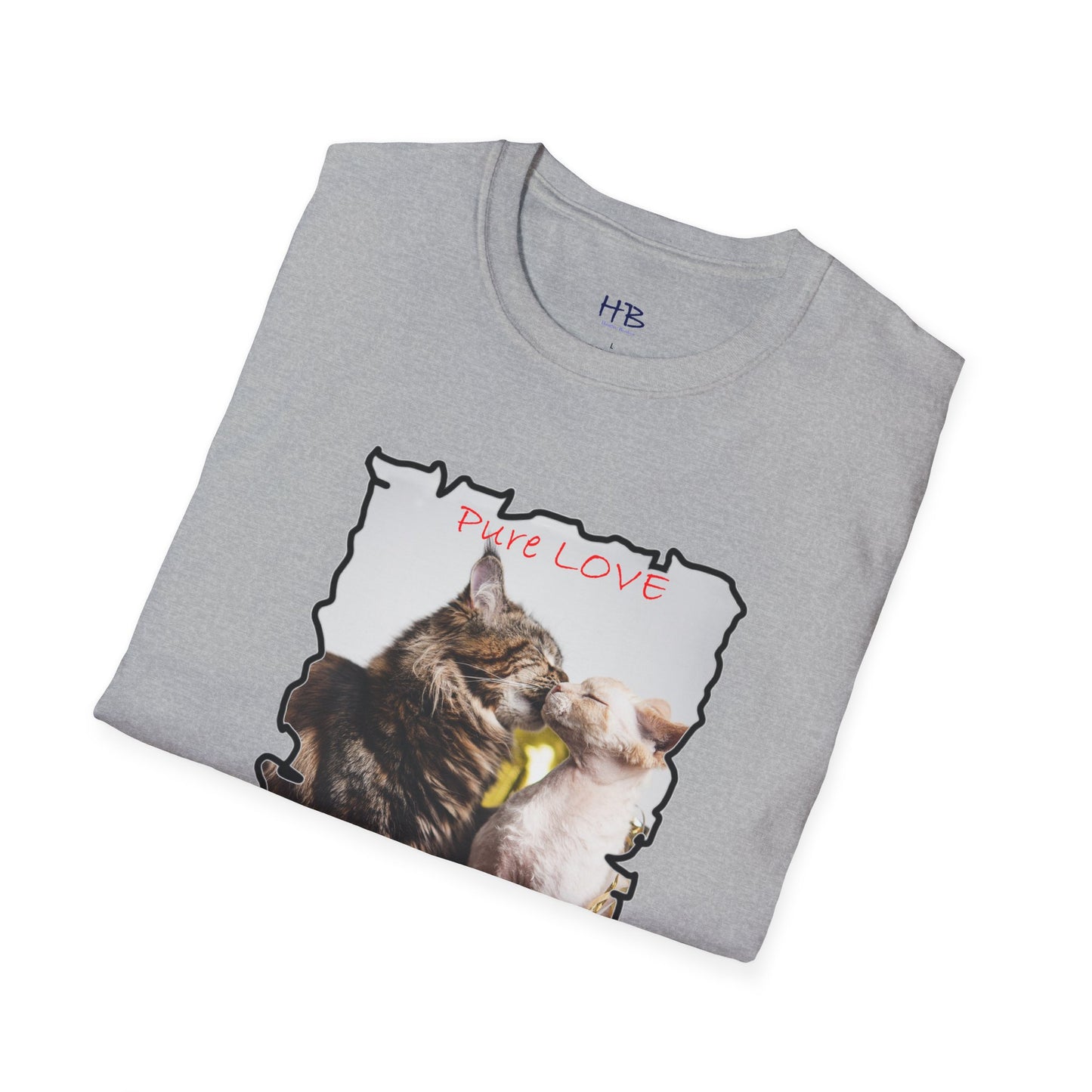 Pure LOVE Cats kissing